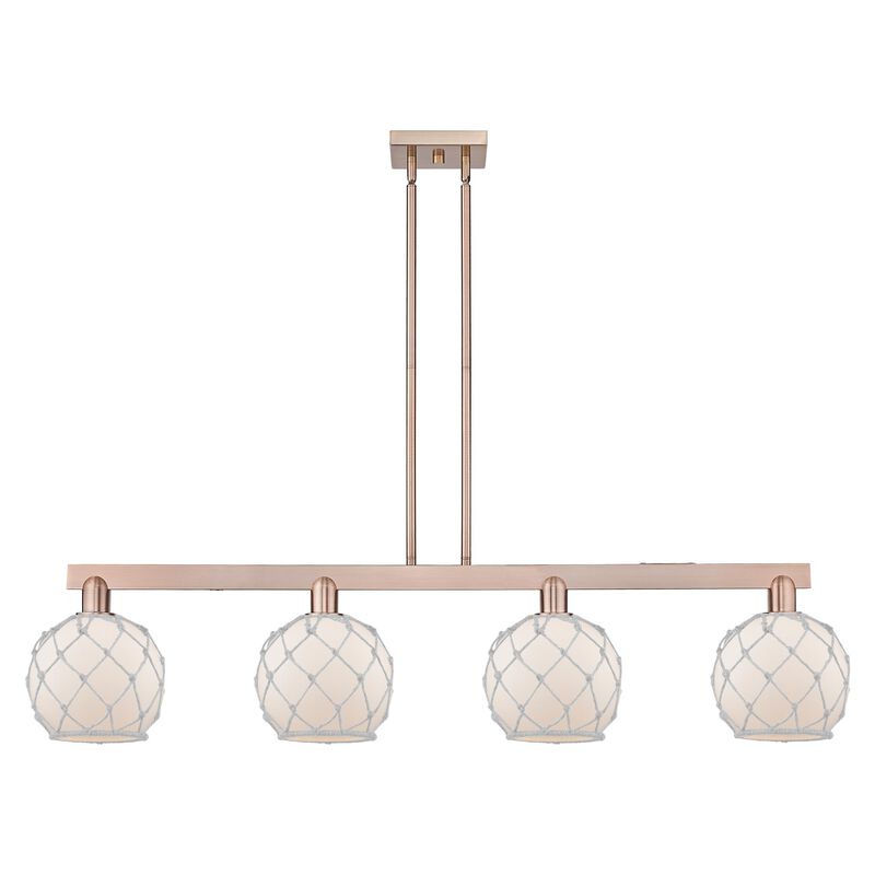 Bruno Marashlian Farmhouse Rope 51 Inch Linear Suspension Light by Innovations Lighting