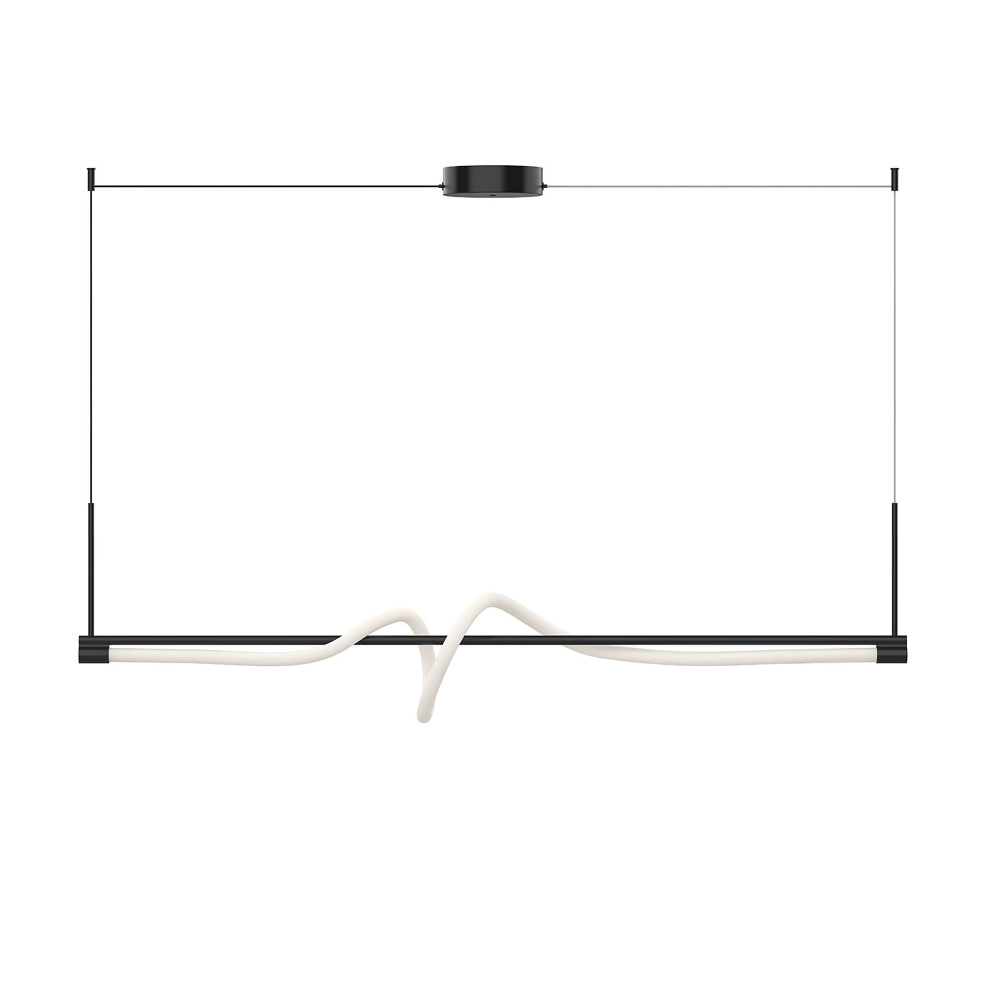 Cursive Medium Linear Chandelier,