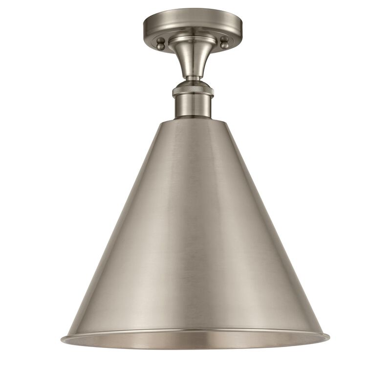 Bruno Marashlian Ballston Cone 16 Inch 1 Light Semi Flush Mount by Innovations Lighting
