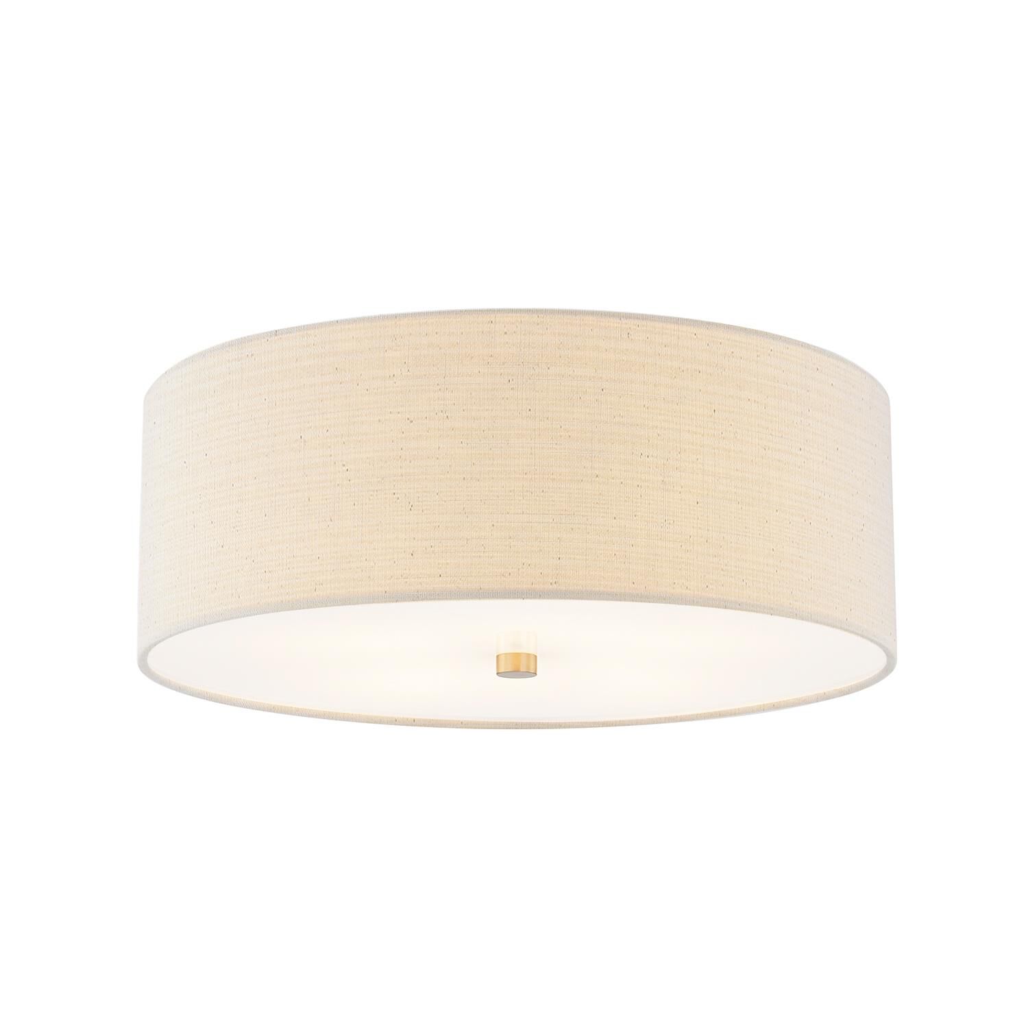 Textile - Classic 18 Inch Flush Mount by Justice Design Group - Clearance