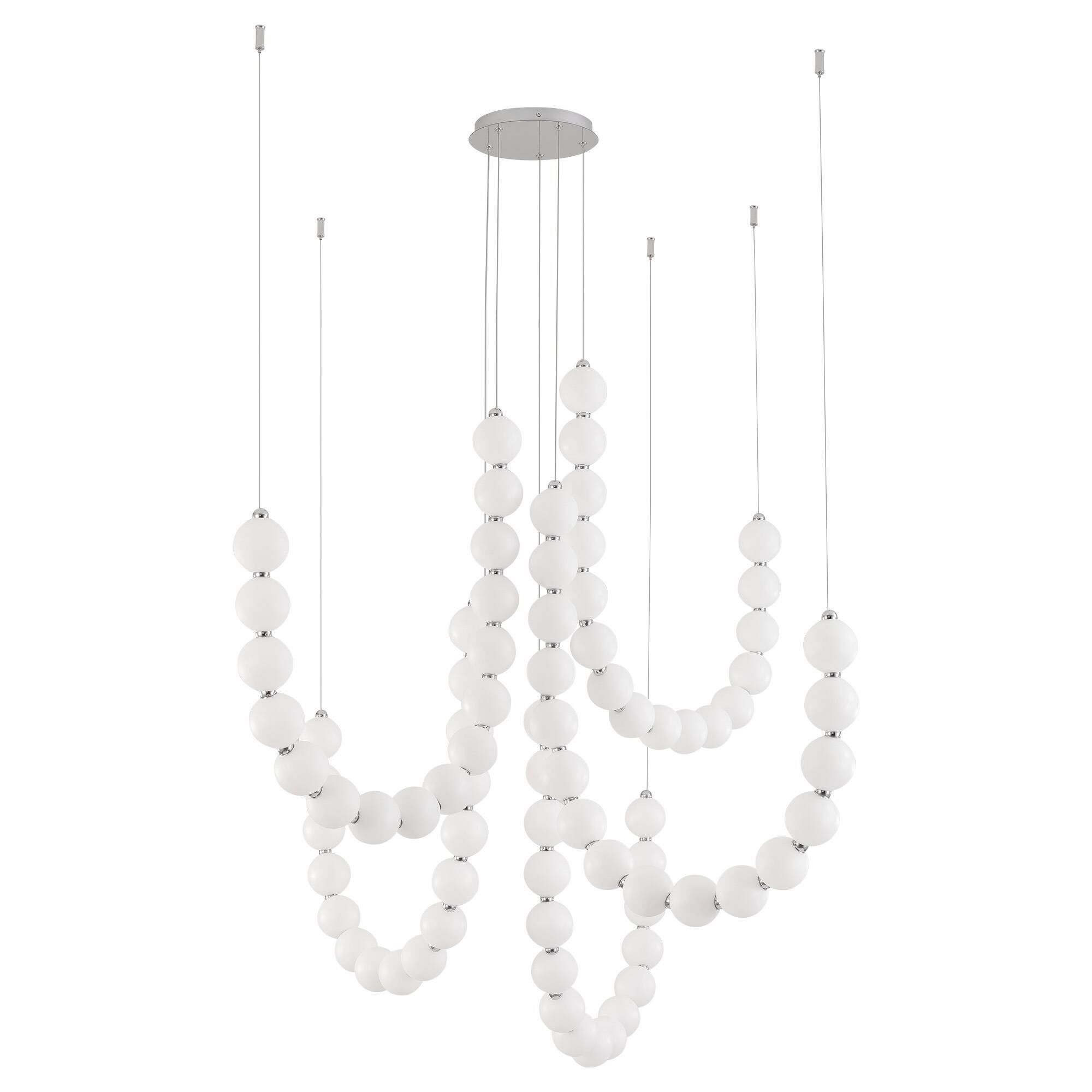 Ryan Pauly Akoya 13 Inch Multi Light Pendant by Alora Lighting