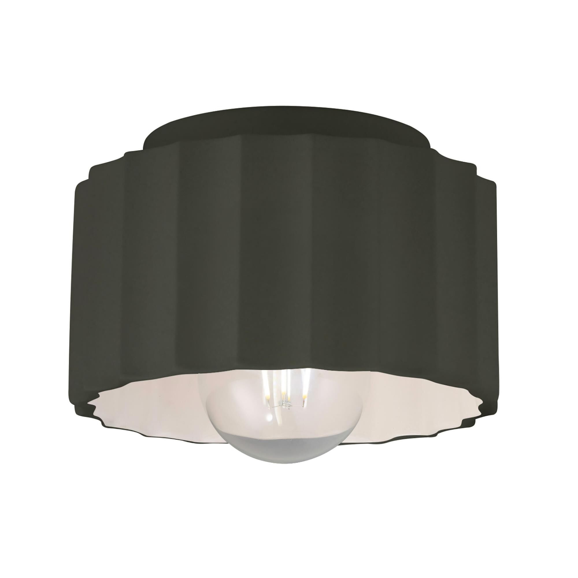 Radiance 8 Inch 1 Light Flush Mount by Justice Design Group