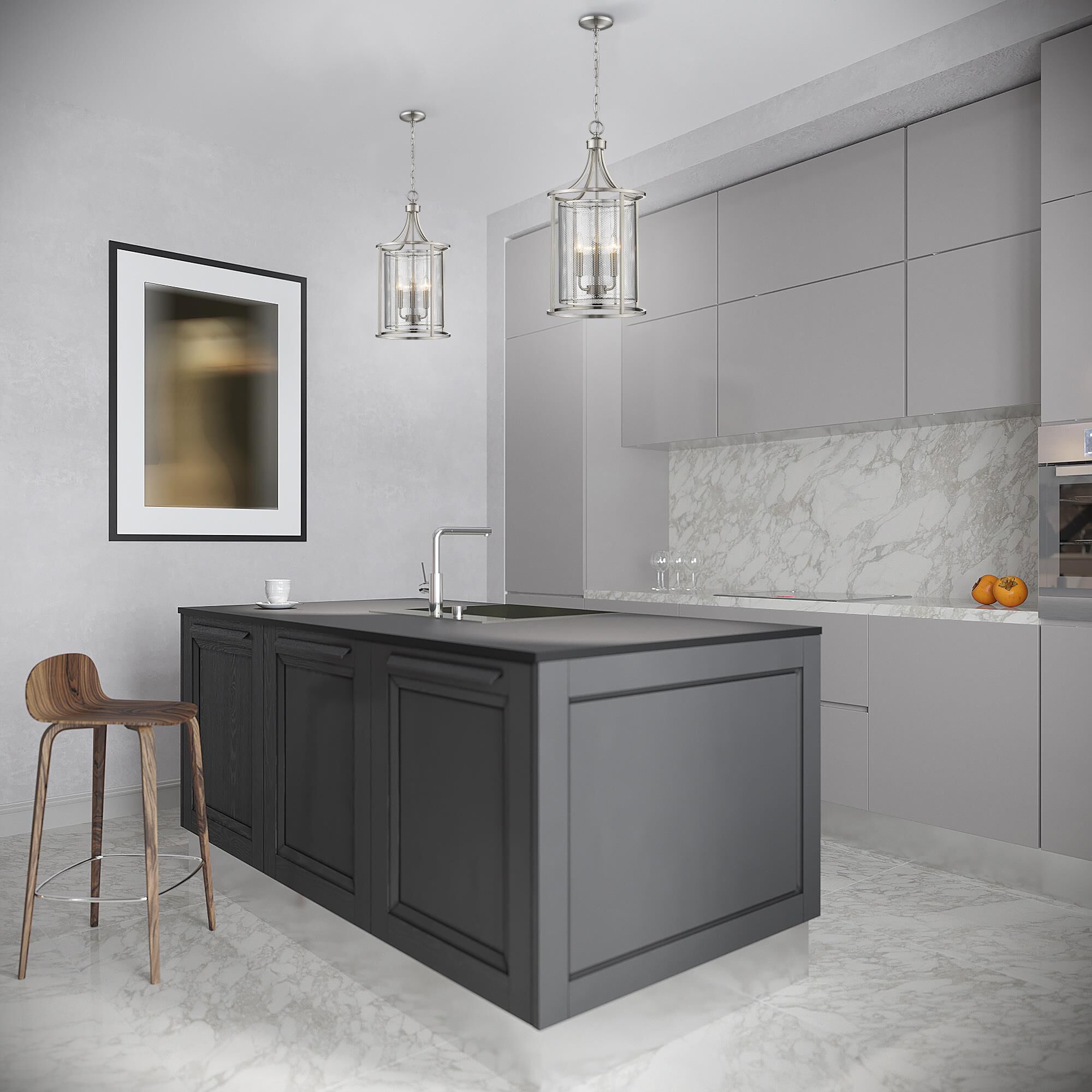 Verona 14 Inch Cage Pendant by Eglo Lighting