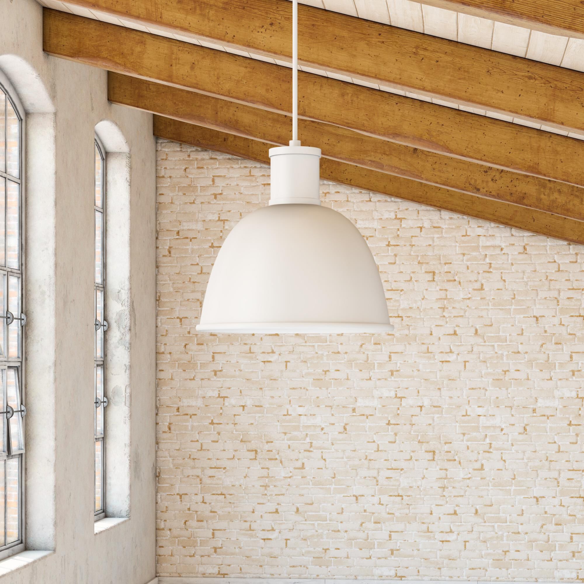 Shown in White finish and Aluminium shade