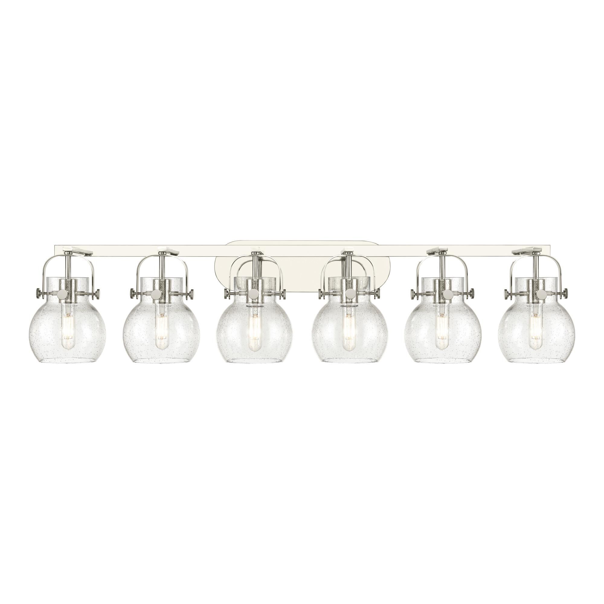Bruno Marashlian Pilaster II Sphere 46 Inch Bath Vanity Light by Innovations Lighting