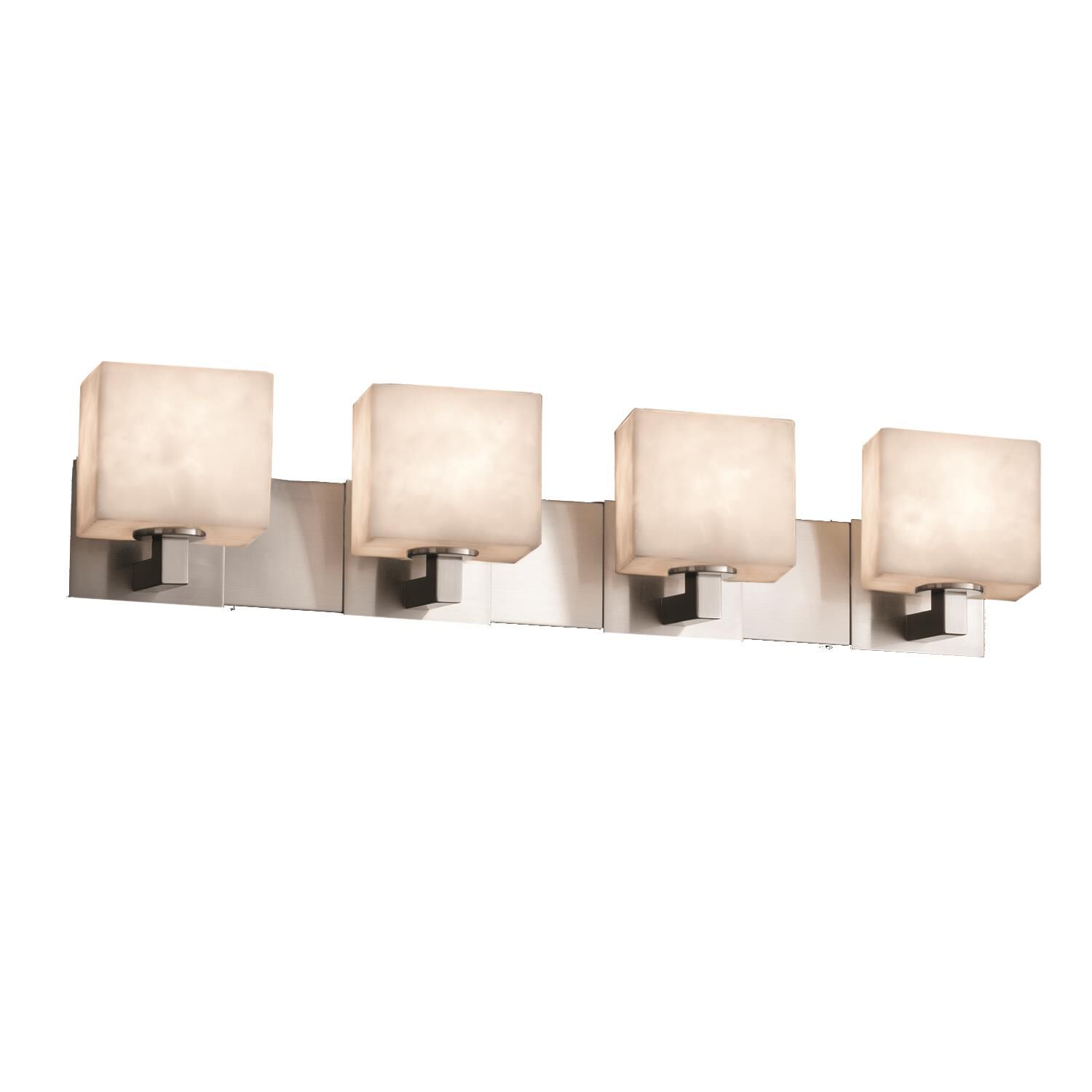 Clouds 35 Inch 4 Light Bath Vanity Light by Justice Design Group