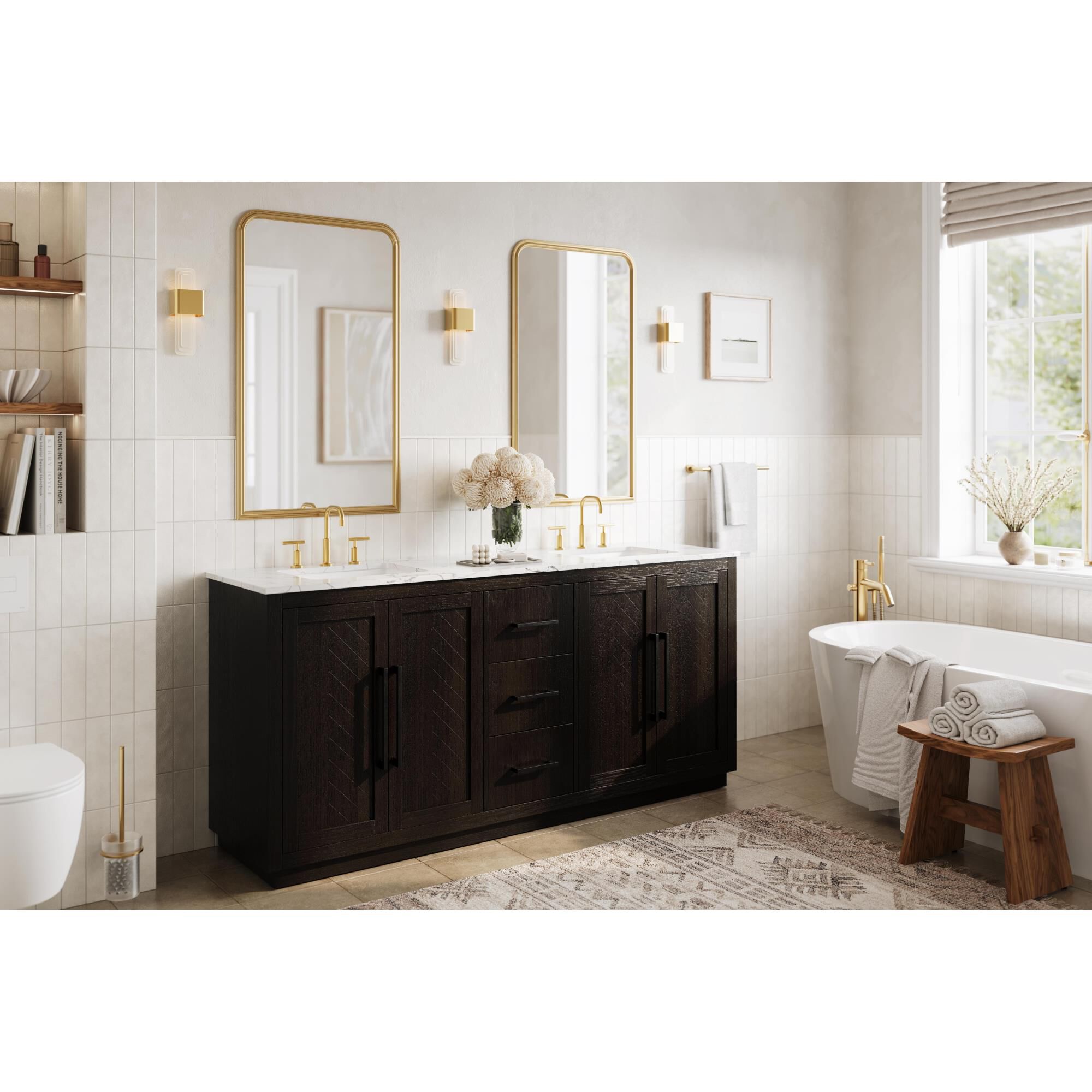 Chase 72 Inch Bath Vanity by Elegant Dcor