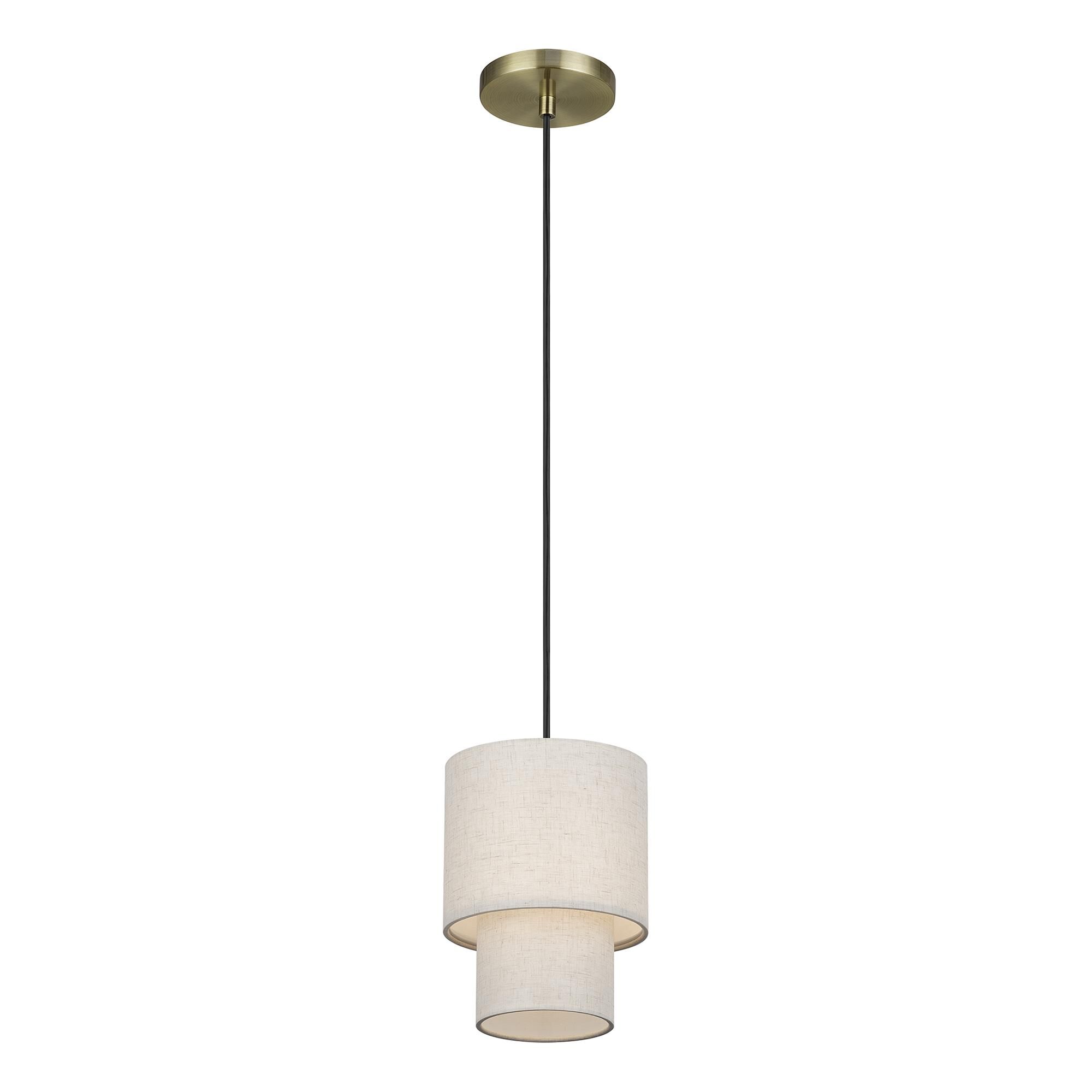 Monroe 7 Inch Mini Pendant by Livex Lighting
