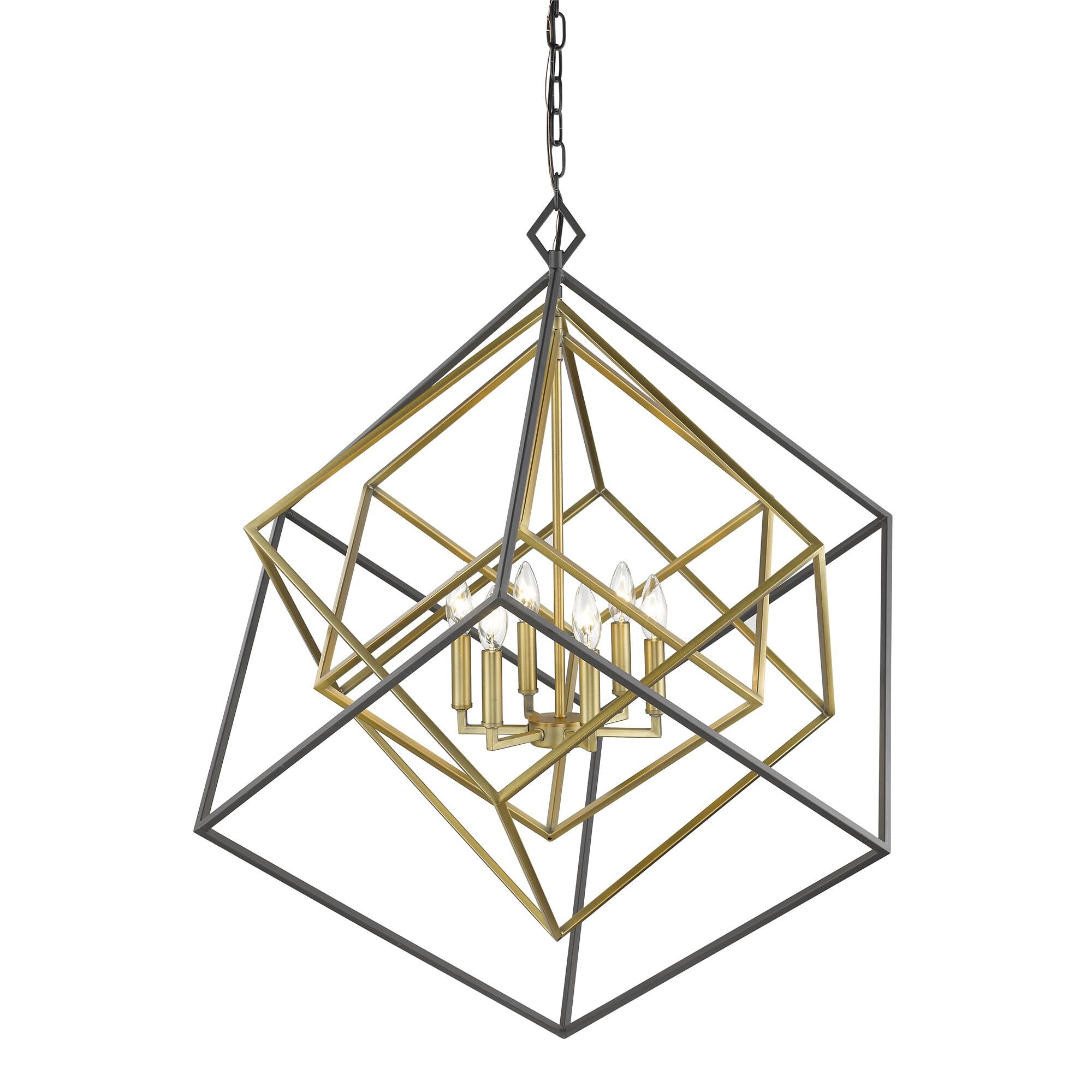 Shown in Olde Brass + Bronze finish and --- glass and --- shade