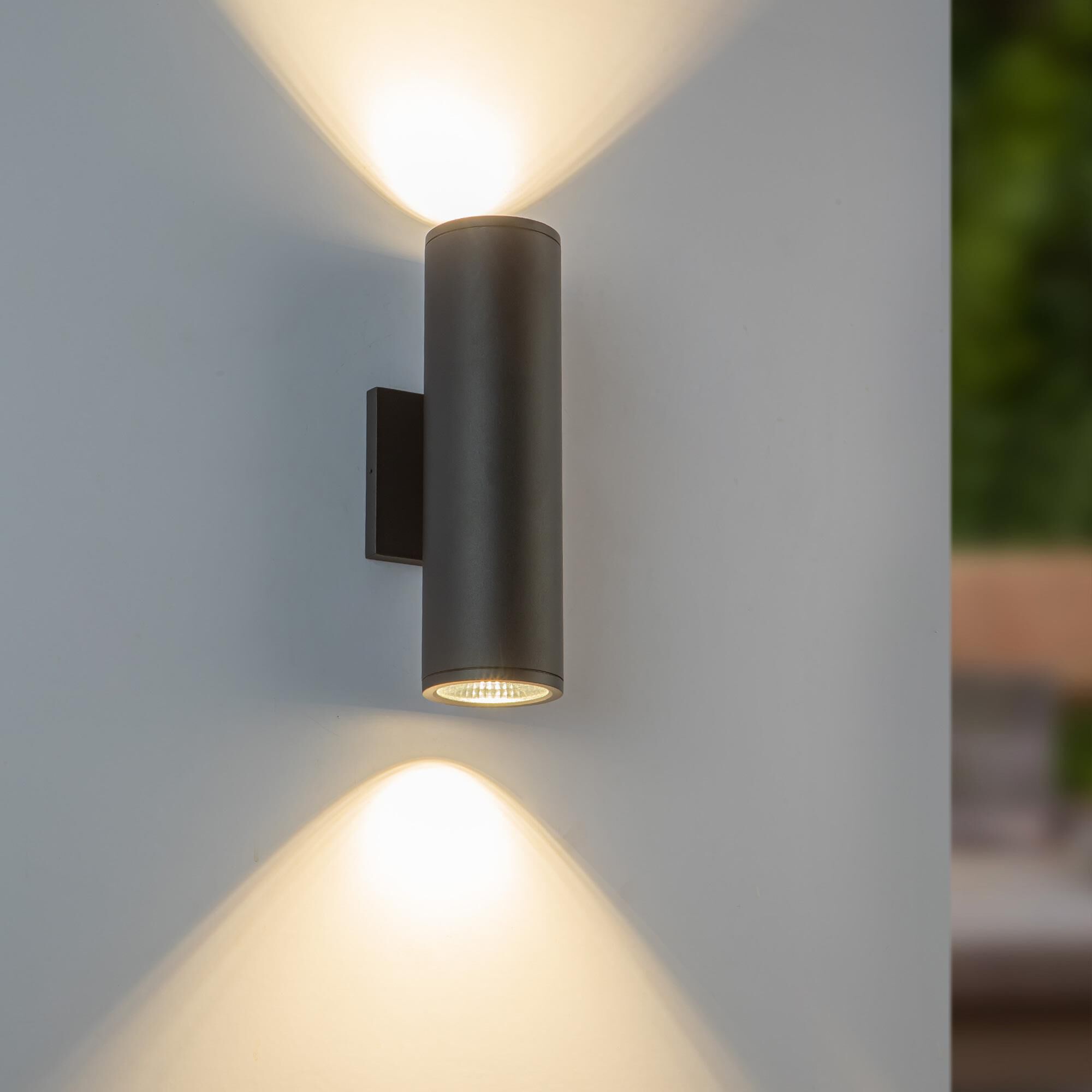 Nordic 12 Inch Outdoor Wall Light by Kuzco Lighting