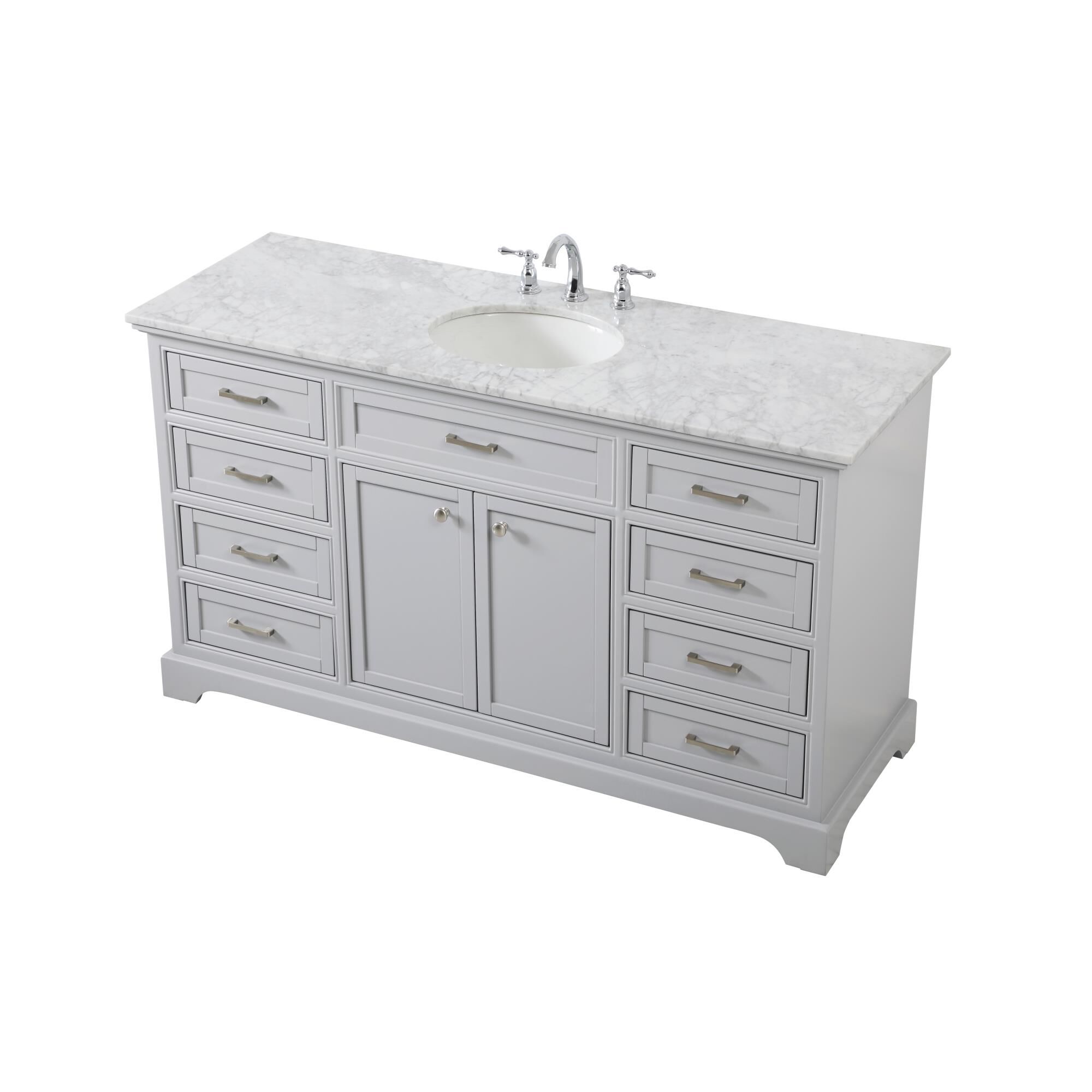 Shown in Grey finish