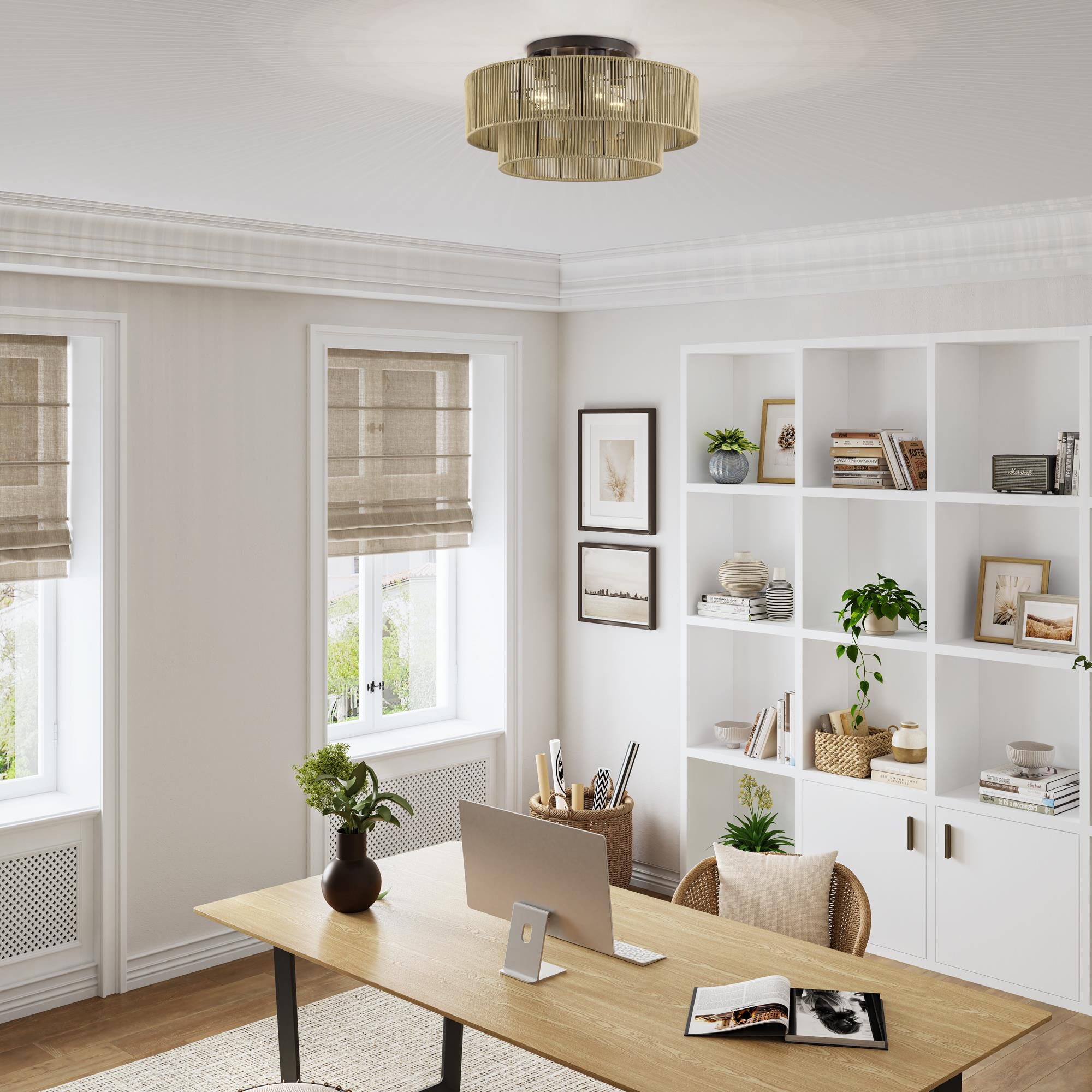 Acordia 21 Inch Semi Flush Mount by Livex Lighting