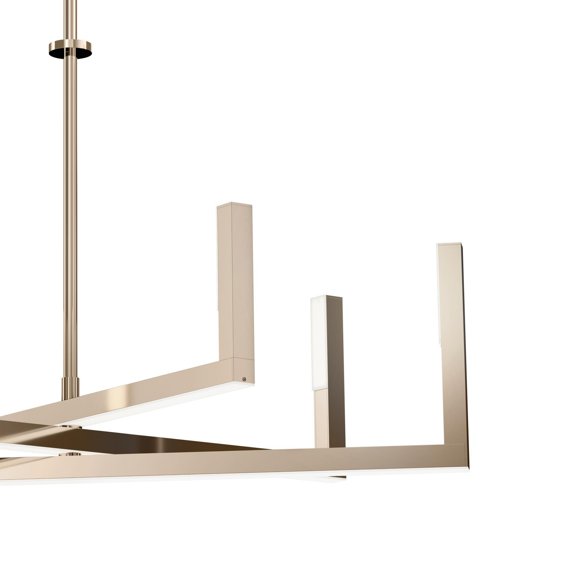 Priam 28 Inch 6 Light LED Chandelier by Elan Lighting