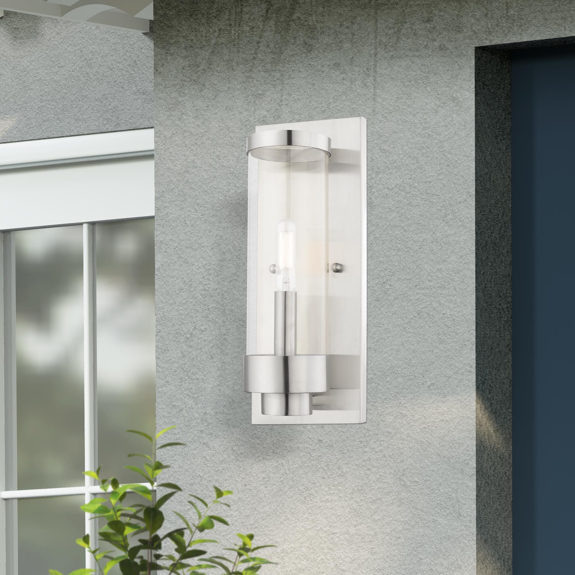 Hillcrest 12 Inch Tall 1 Light Outdoor Wall Light by Livex Lighting