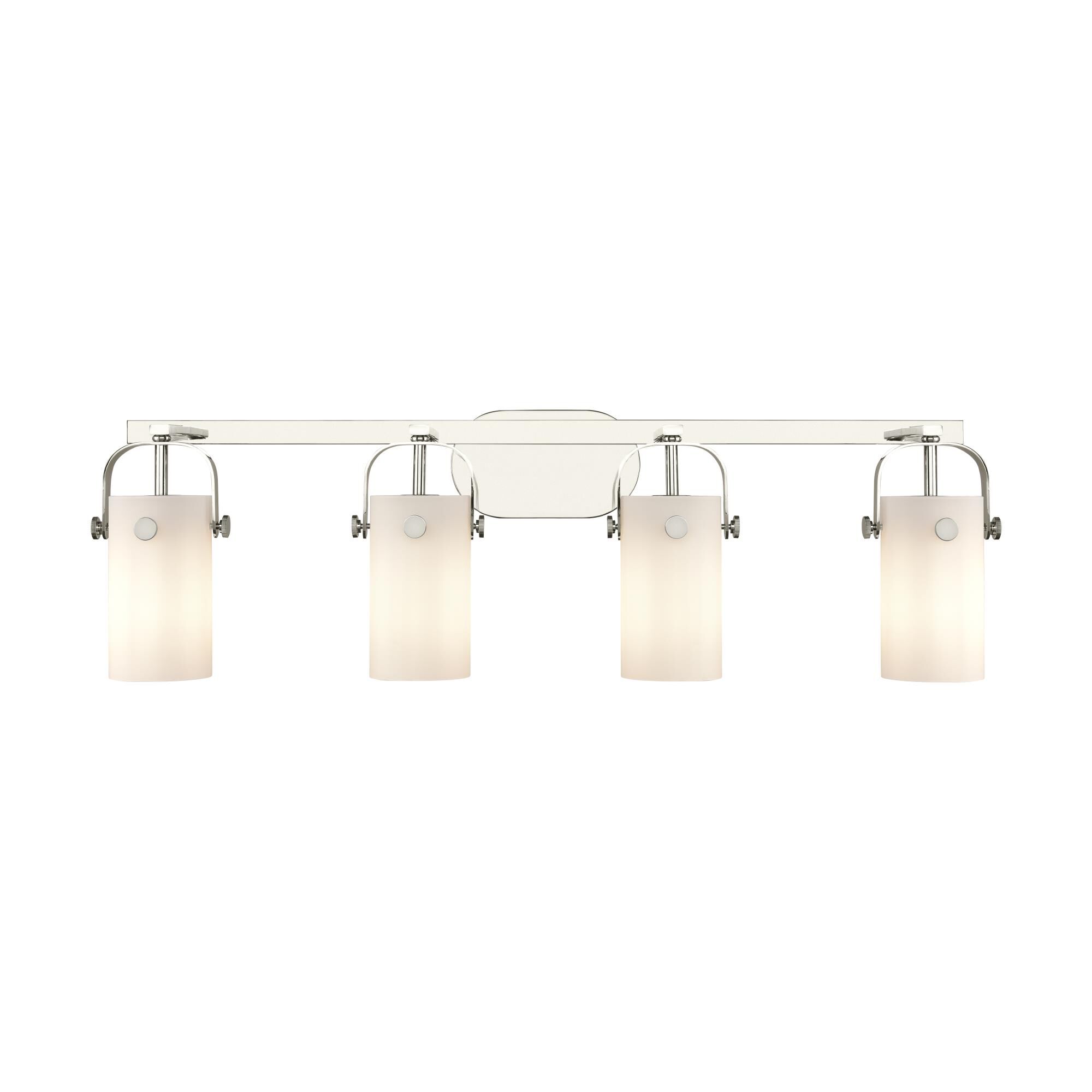 Bruno Marashlian Pilaster Ii Cylinder 34 Inch 4 Light Bath Vanity Light by Innovations Lighting