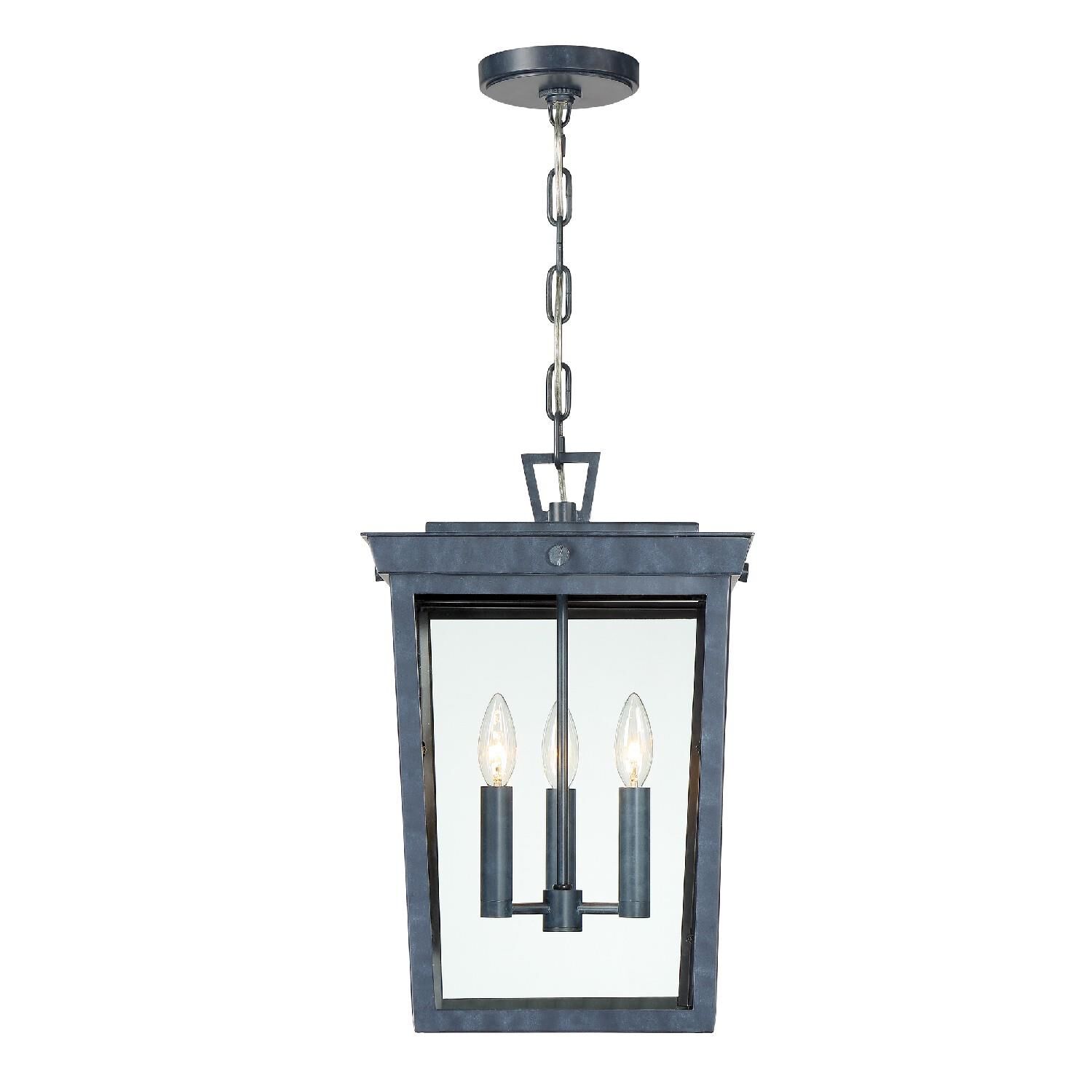 Belmont 18 Inch Tall 3 Light Outdoor Hanging Lantern by Crystorama