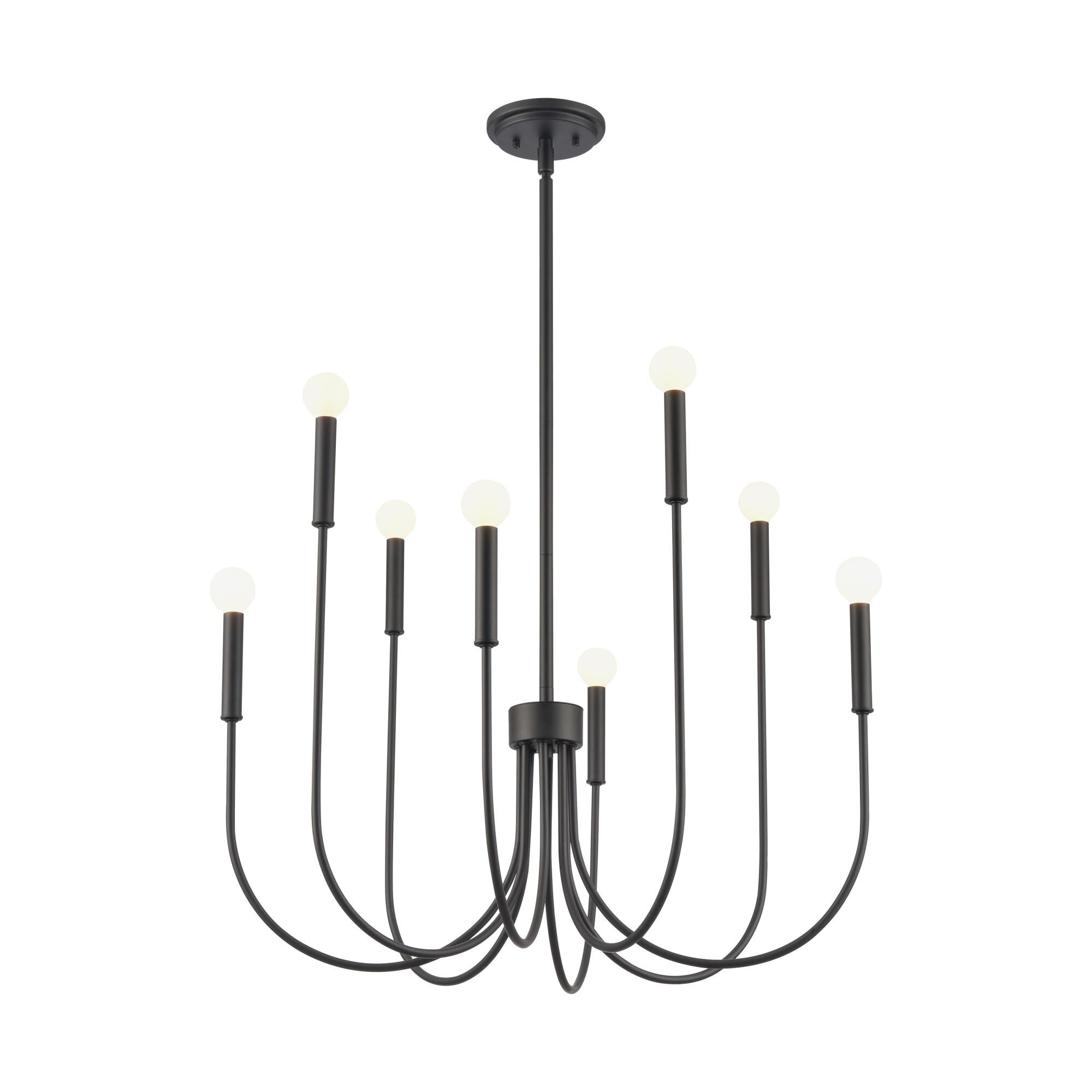Ulla 28 Inch 8 Light Chandelier by ELK Lighting