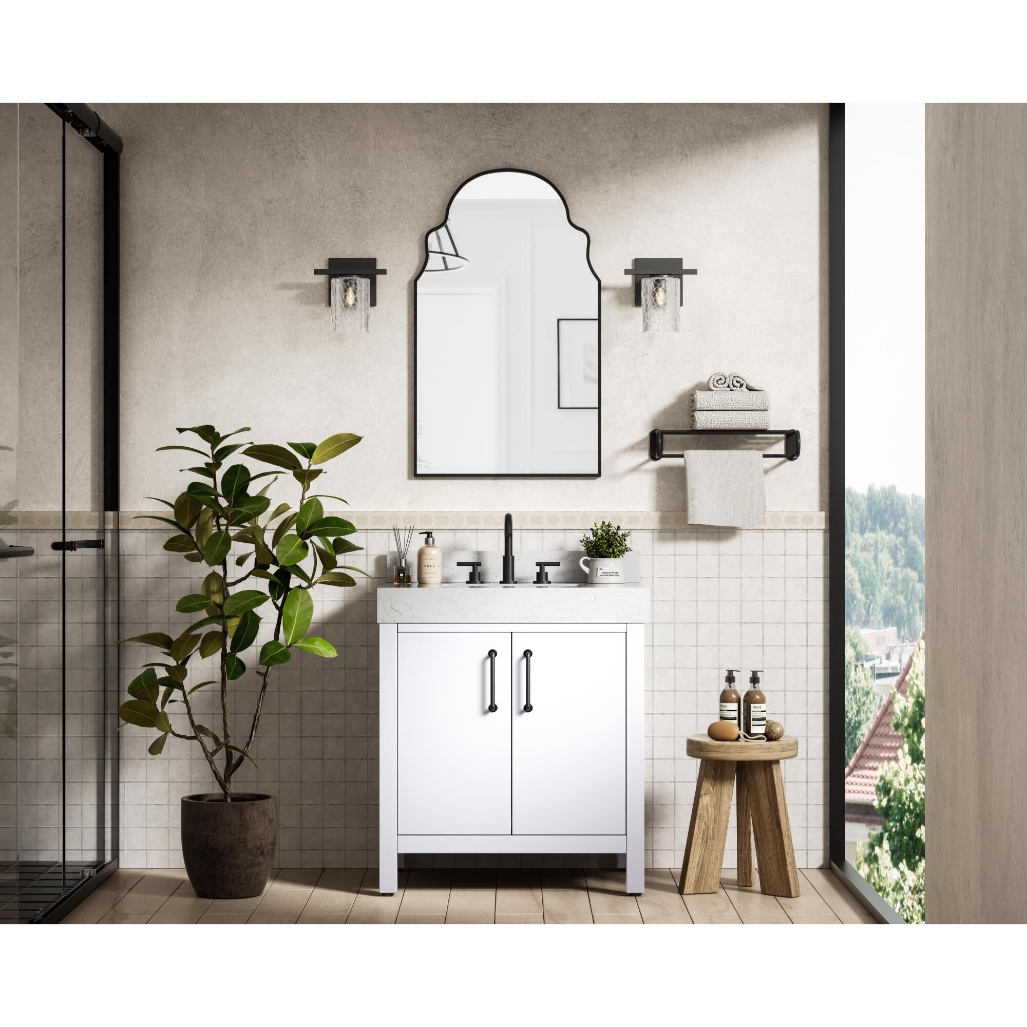 Nathan 30 Inch Bath Vanity by Elegant Dcor