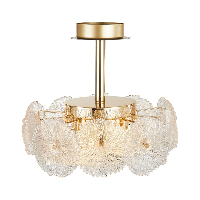 Bloom 16 Inch Semi Flush Mount by Artcraft