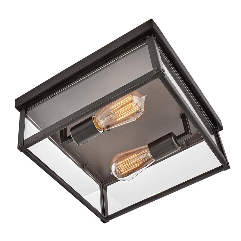 Beckham 12 Inch 2 Light Outdoor Flush Mount by Hinkley