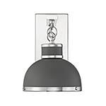 Shown in Gray With Polished Nickel Accents finish