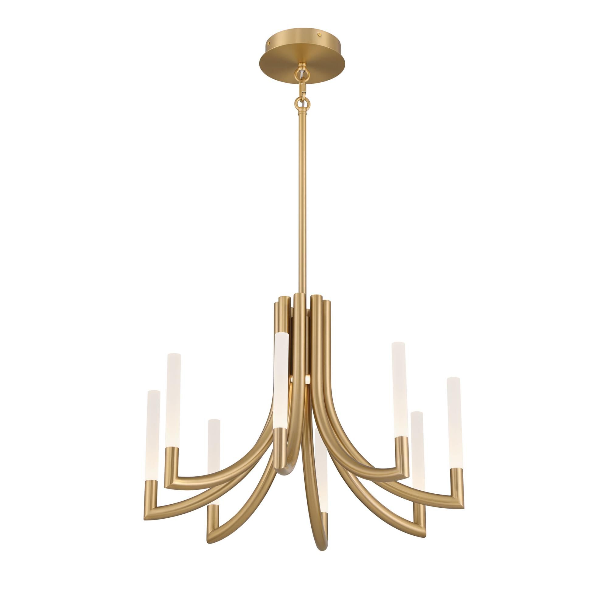 Shown in Gold finish and Frosted Acrylic glass