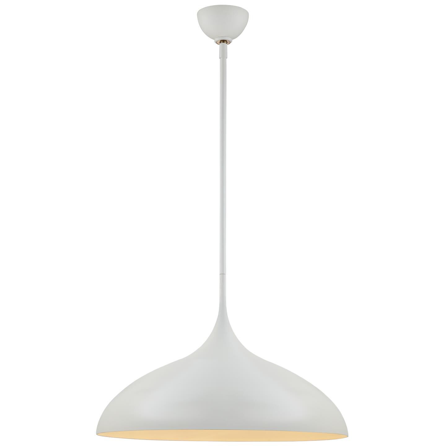 Shown in Plaster White finish and No Glass glass and No Shade shade