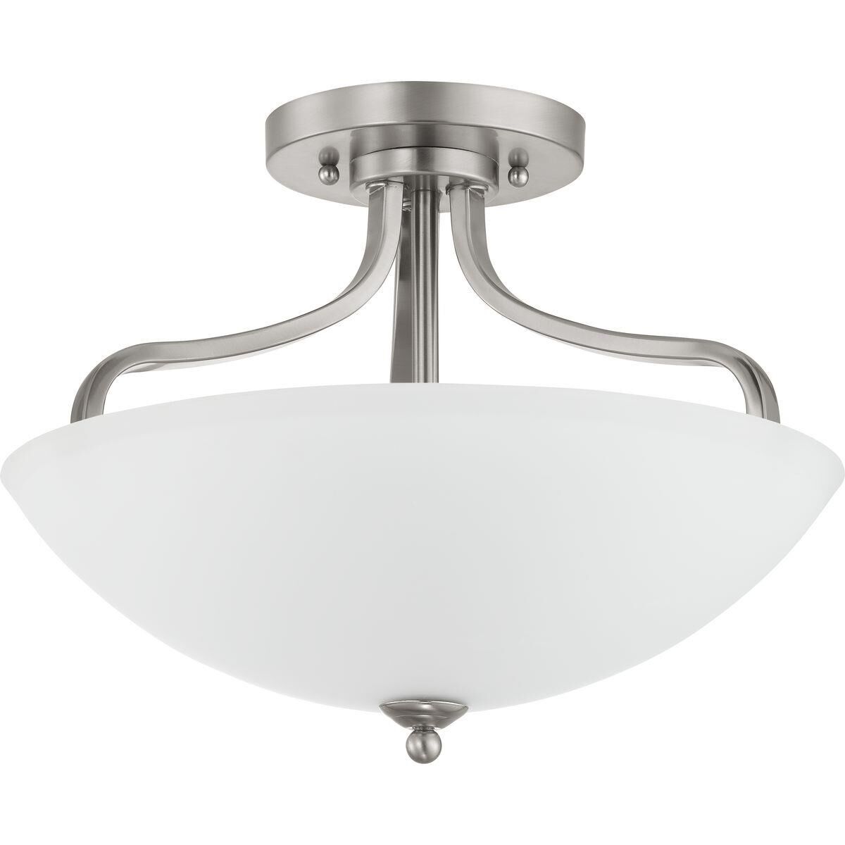 Laird 15 Inch 3 Light Semi Flush Mount by Progress Lighting