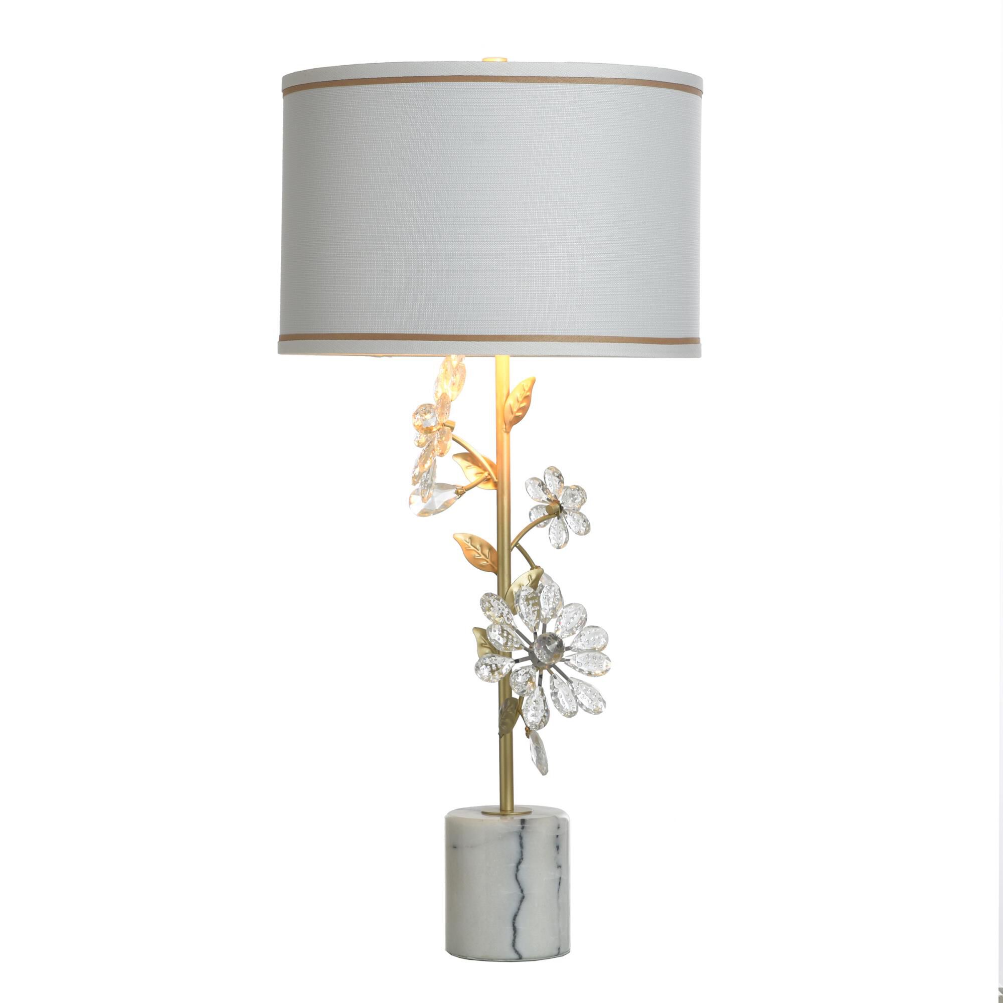 Cyrstal Flora 34 Inch Table Lamp by Stylecraft