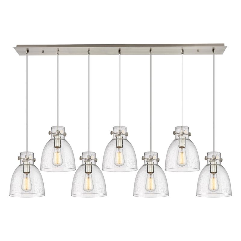 Bruno Marashlian Newton Bell 51 Inch 7 Light Linear Suspension Light by Innovations Lighting