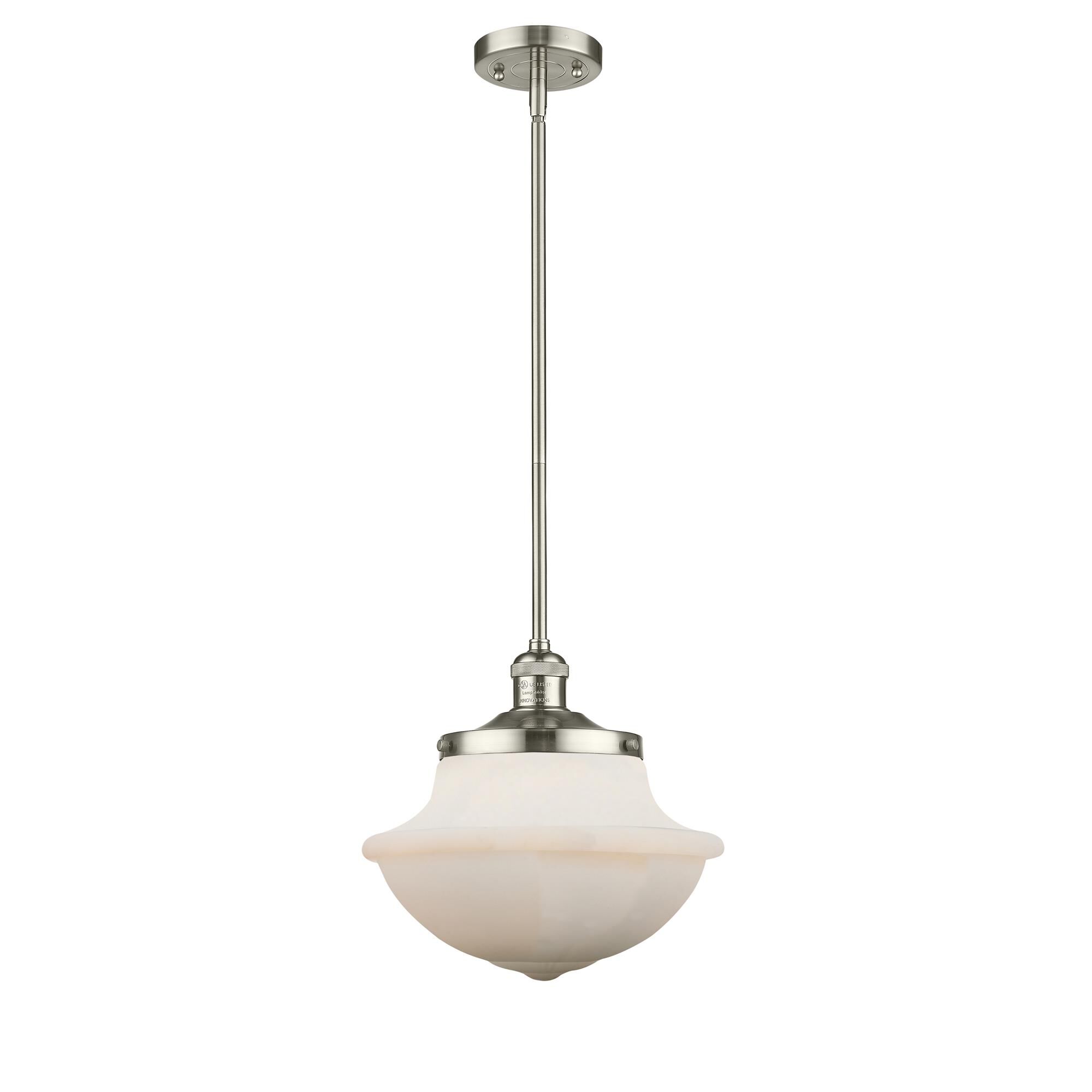 Shown in Polished Nickel finish and Matte White glass