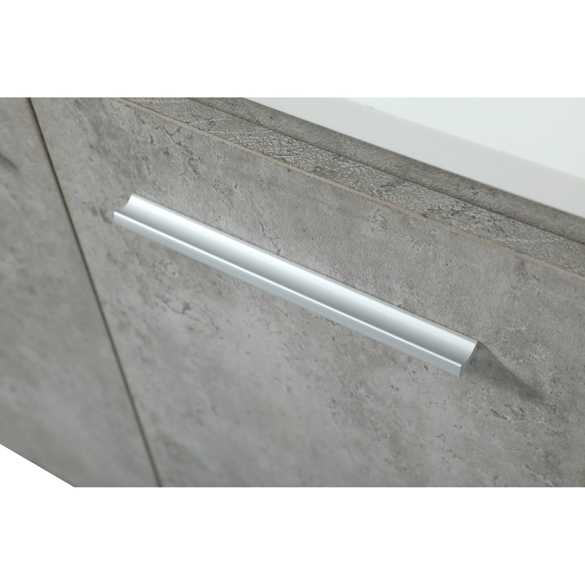 Shown in Concrete Grey finish