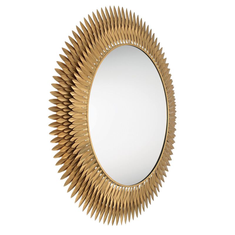 Broche Medium Decorative Mirror by Crystorama