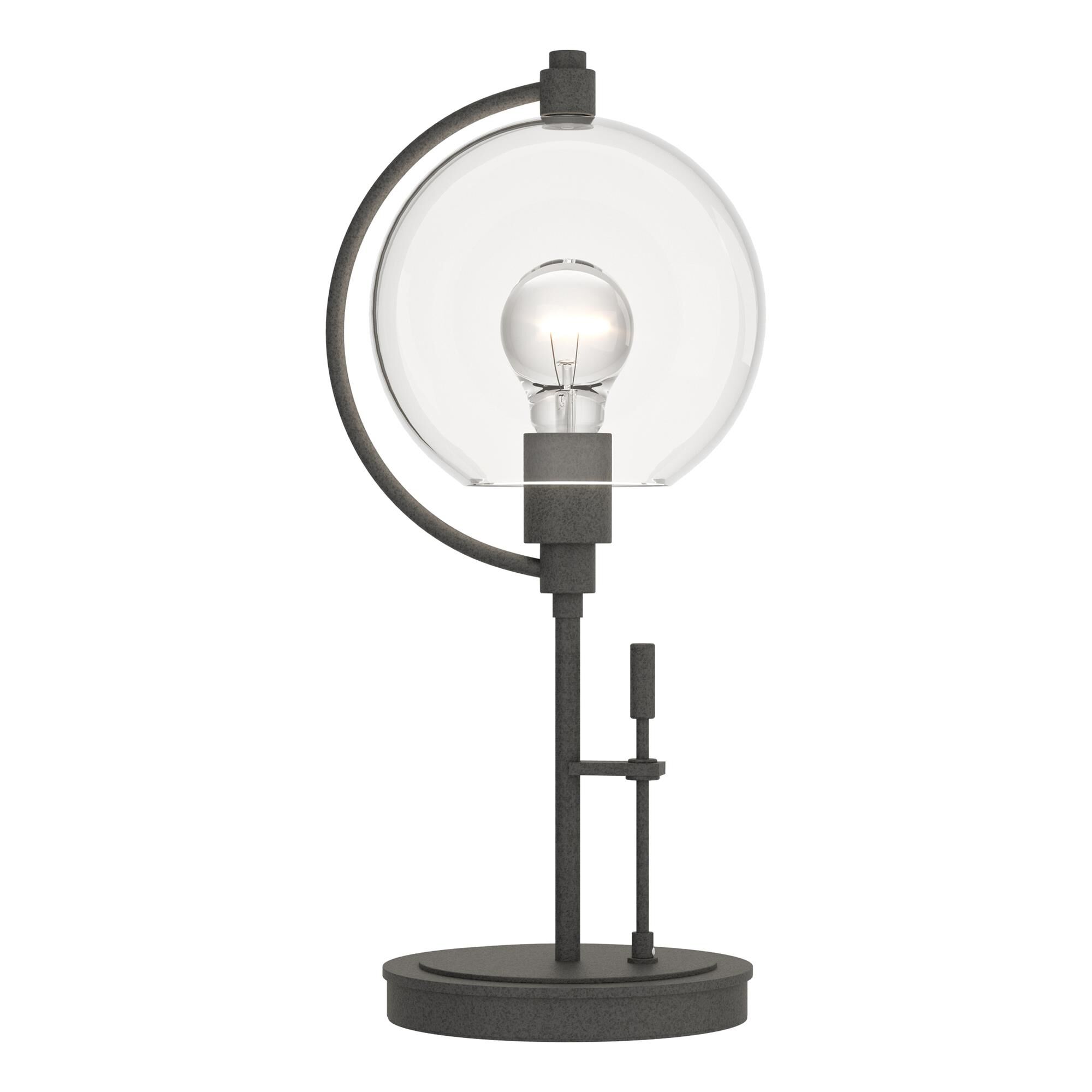 Shown in Natural Iron finish and Clear  glass