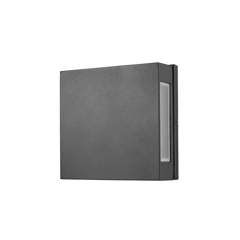Quadrate 9 Inch Tall 2 Light LED Outdoor Wall Light by Z-Lite