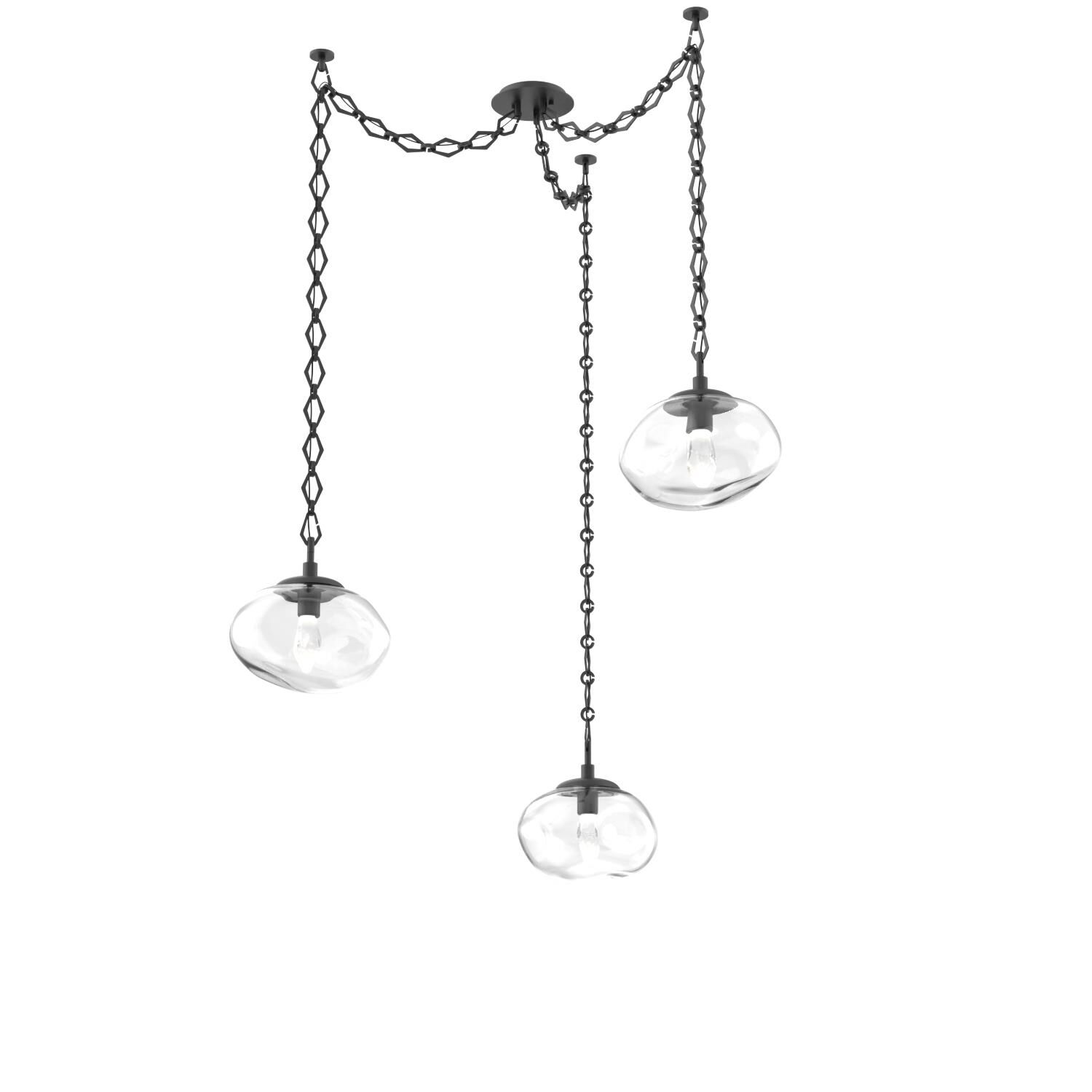 Levi Wilson Nova 19 Inch Multi Pendant Light by Hammerton Studio