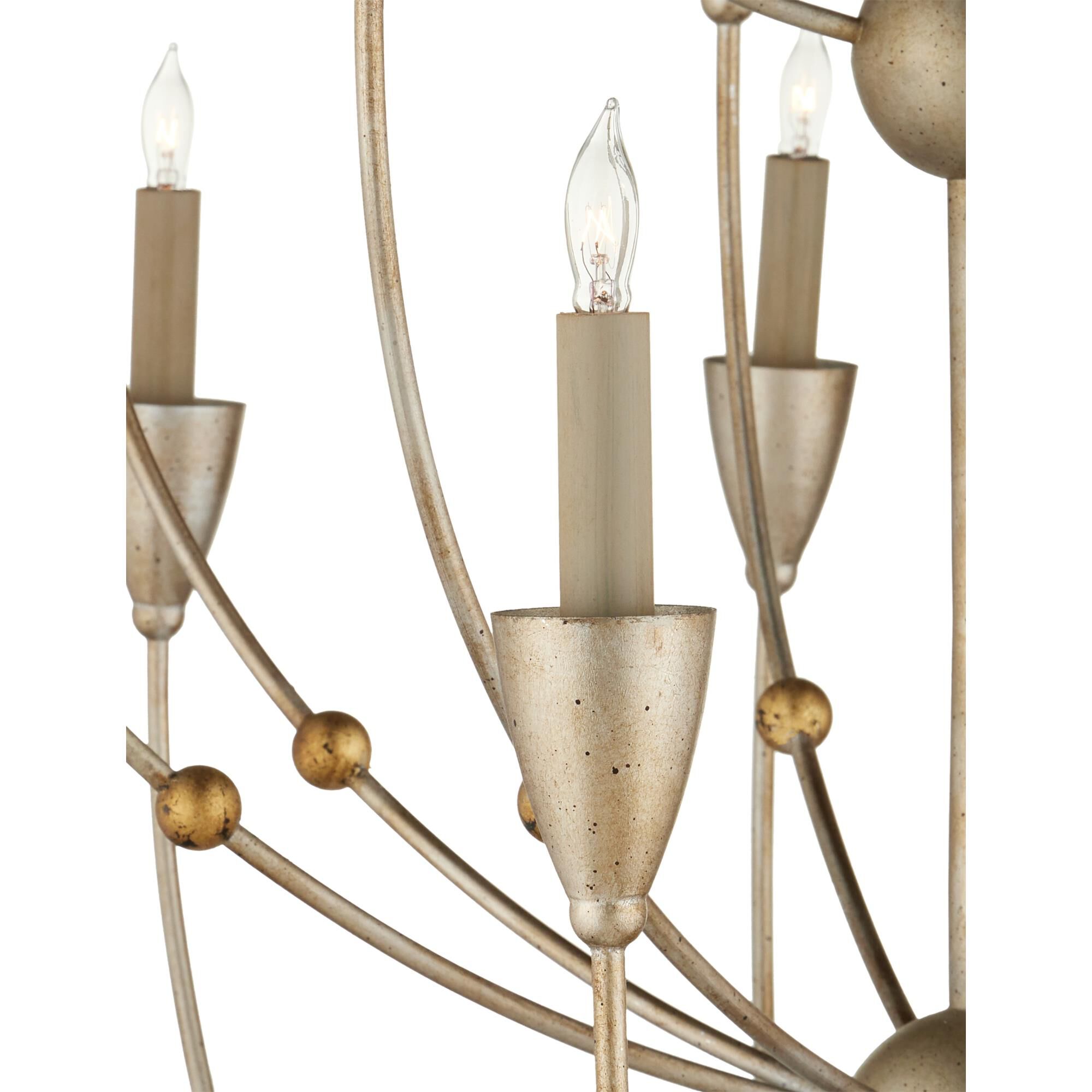 Paradox 42 Inch 28 Light Chandelier by Currey and Company
