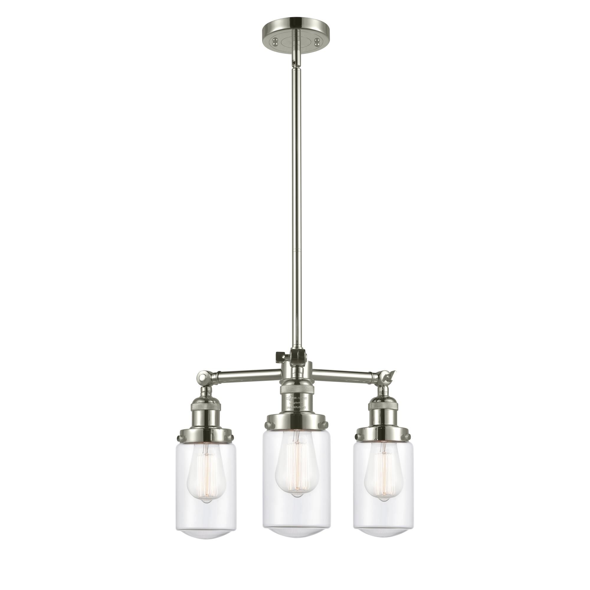 Bruno Marashlian Dover 17 Inch 3 Light Mini Chandelier by Innovations Lighting