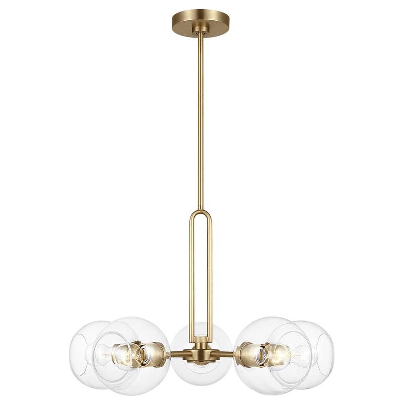Sean Lavin Codyn 26 Inch 5 Light Chandelier by Visual Comfort Studio Collection