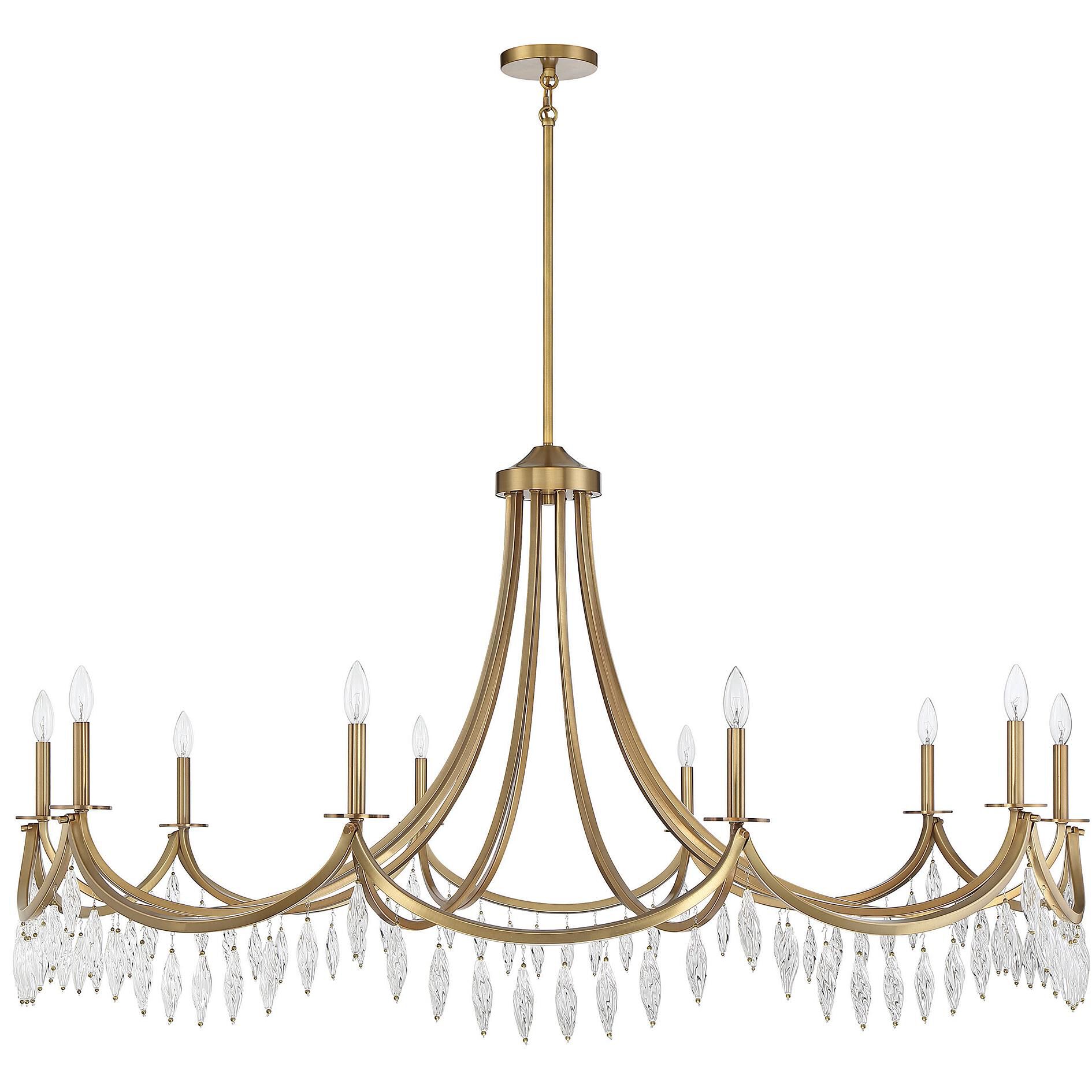Kameron 60 Inch 10 Light Chandelier by Savoy House
