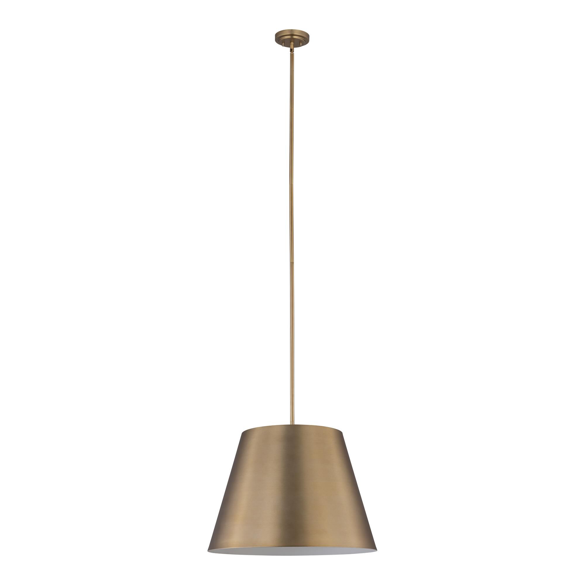 Shown in Modern Gold finish and Modern Gold shade
