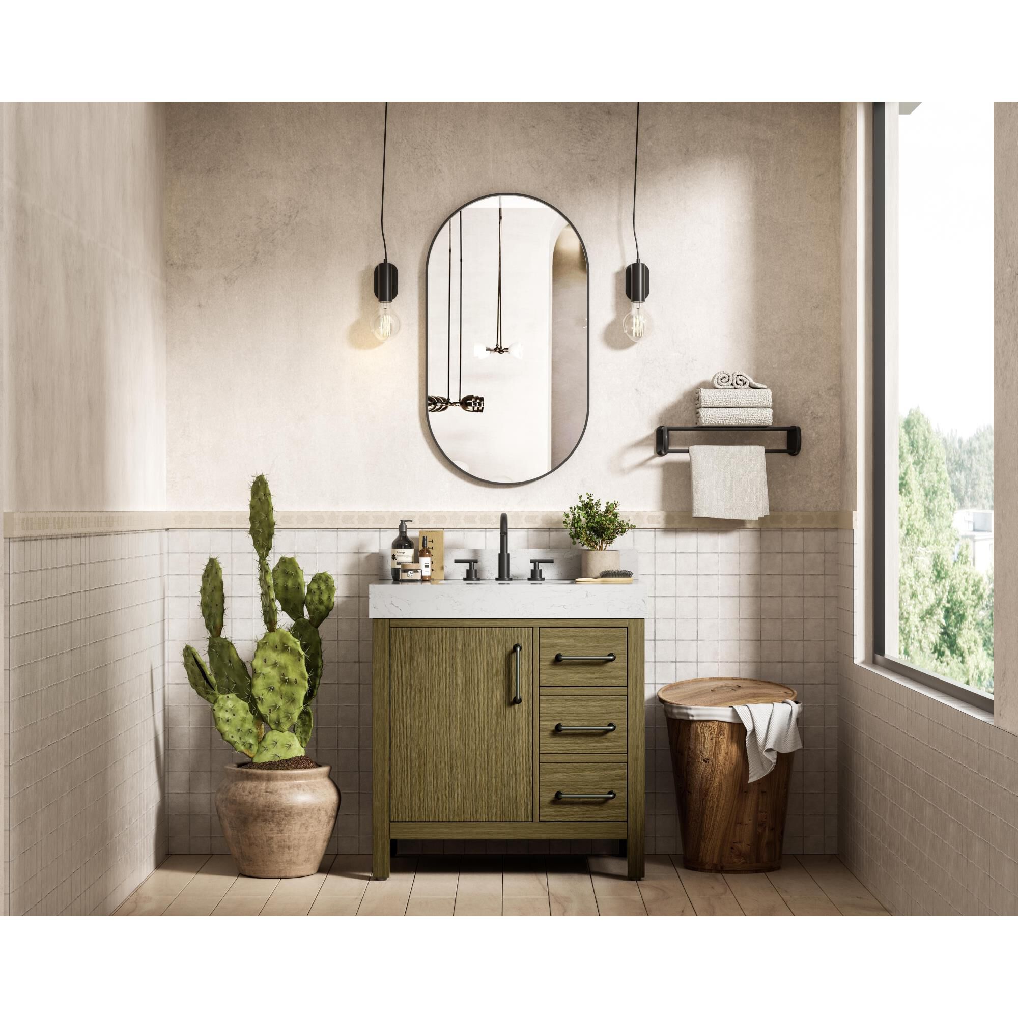 Shown in Chestnut Brown finish