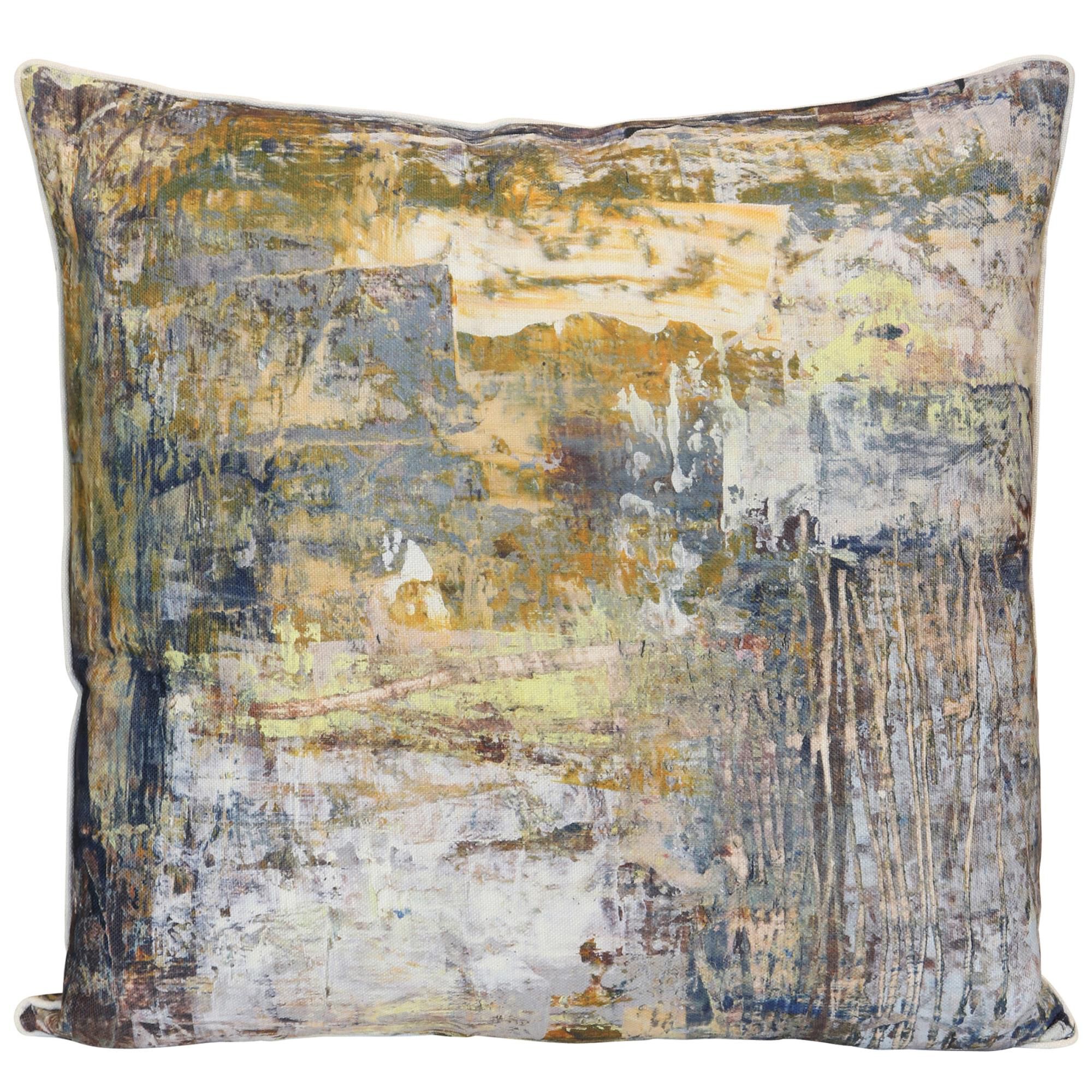 Norman Wyatt Wyatt Abstract 24 Inch Decorative Pillow by Stylecraft