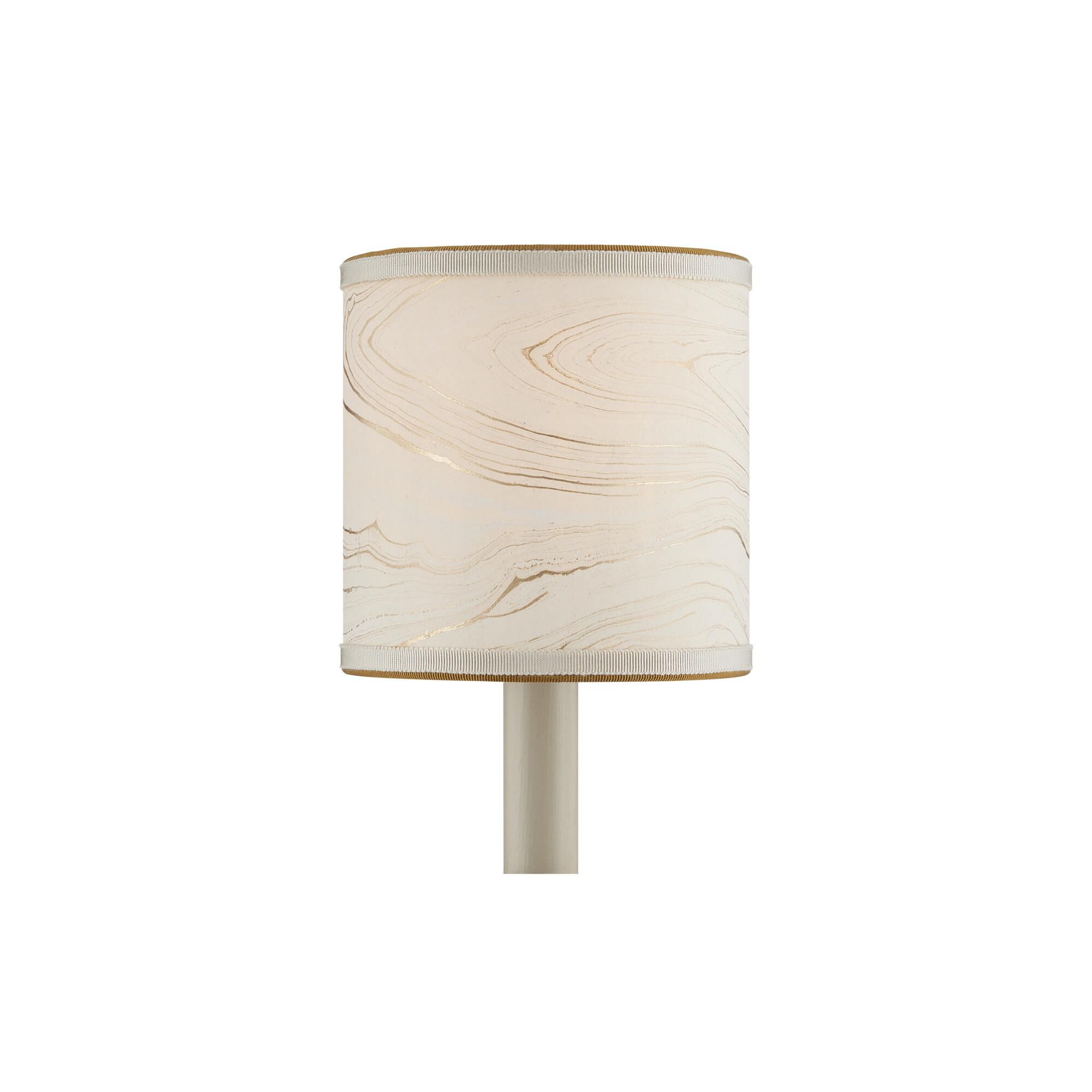 Shown in Cream, Gold finish