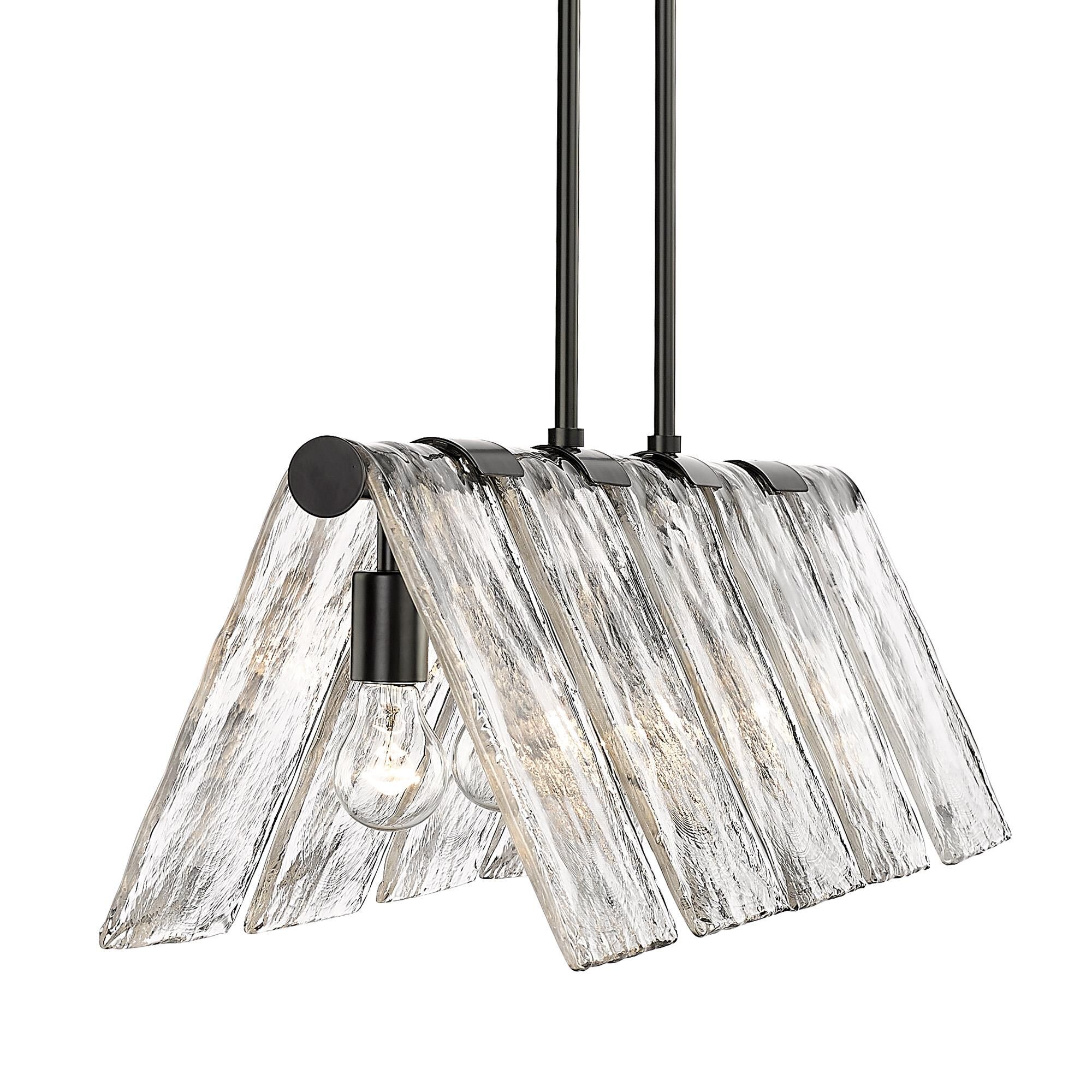 Serenity 38 Inch Linear Suspension Light by Golden Lighting