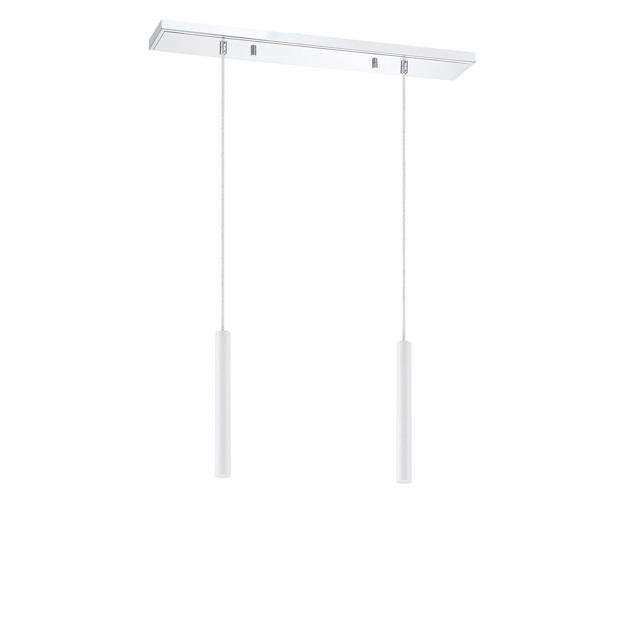 Shown in Chrome finish and Steel glass and Steel shade
