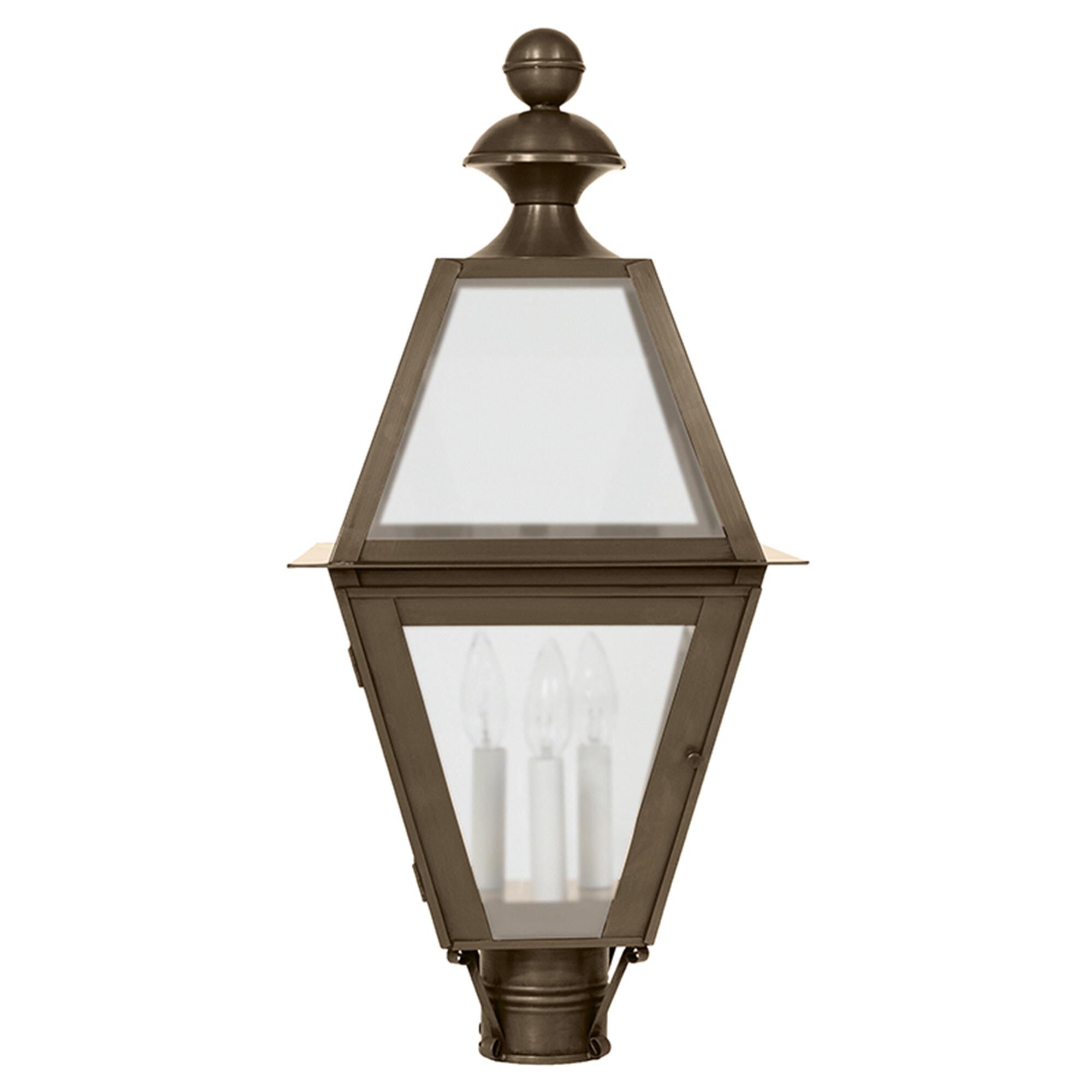 Boston 26 Inch 3 Light Outdoor Post Lamp,