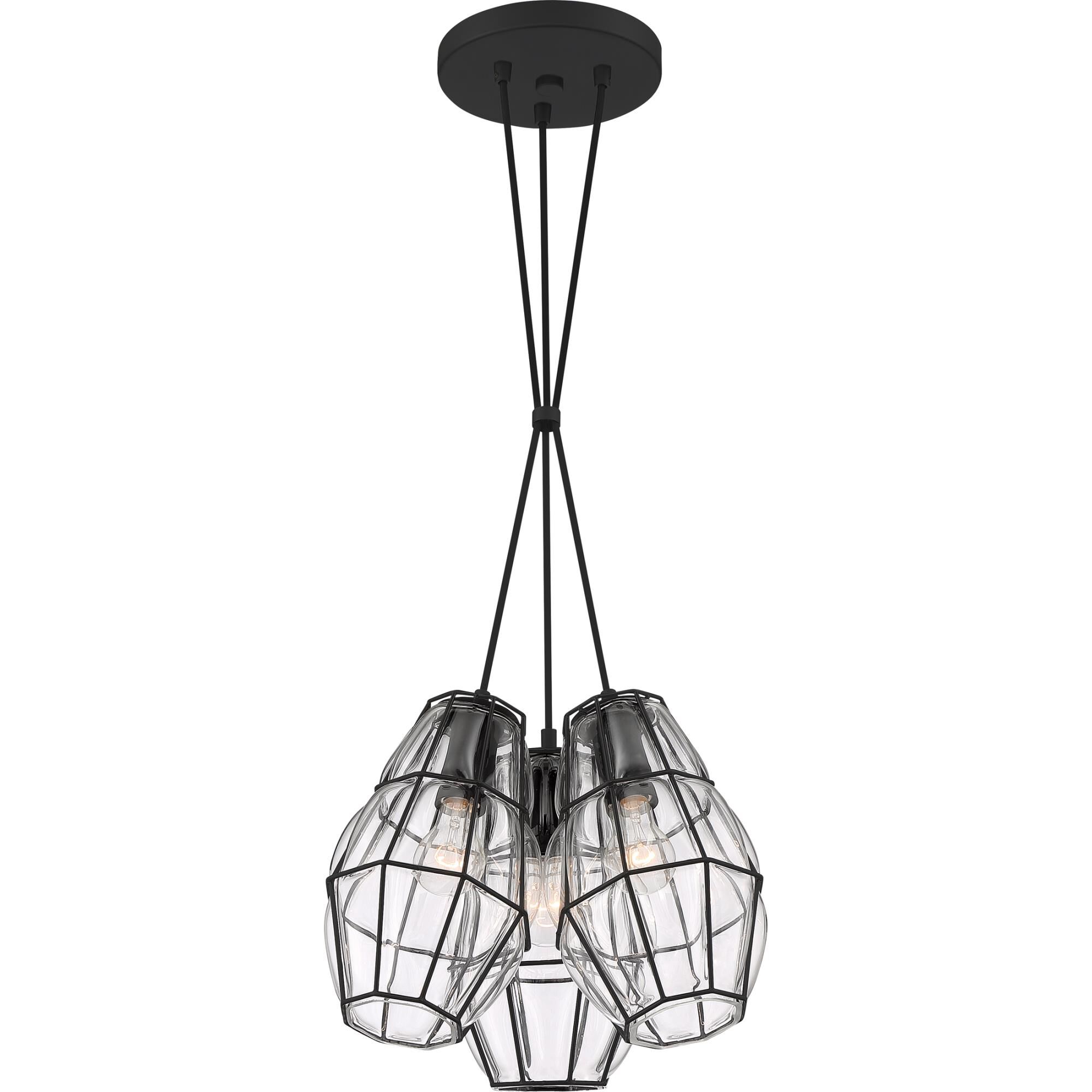 17 Inch 3 Light Multi Light Pendant by Quoizel