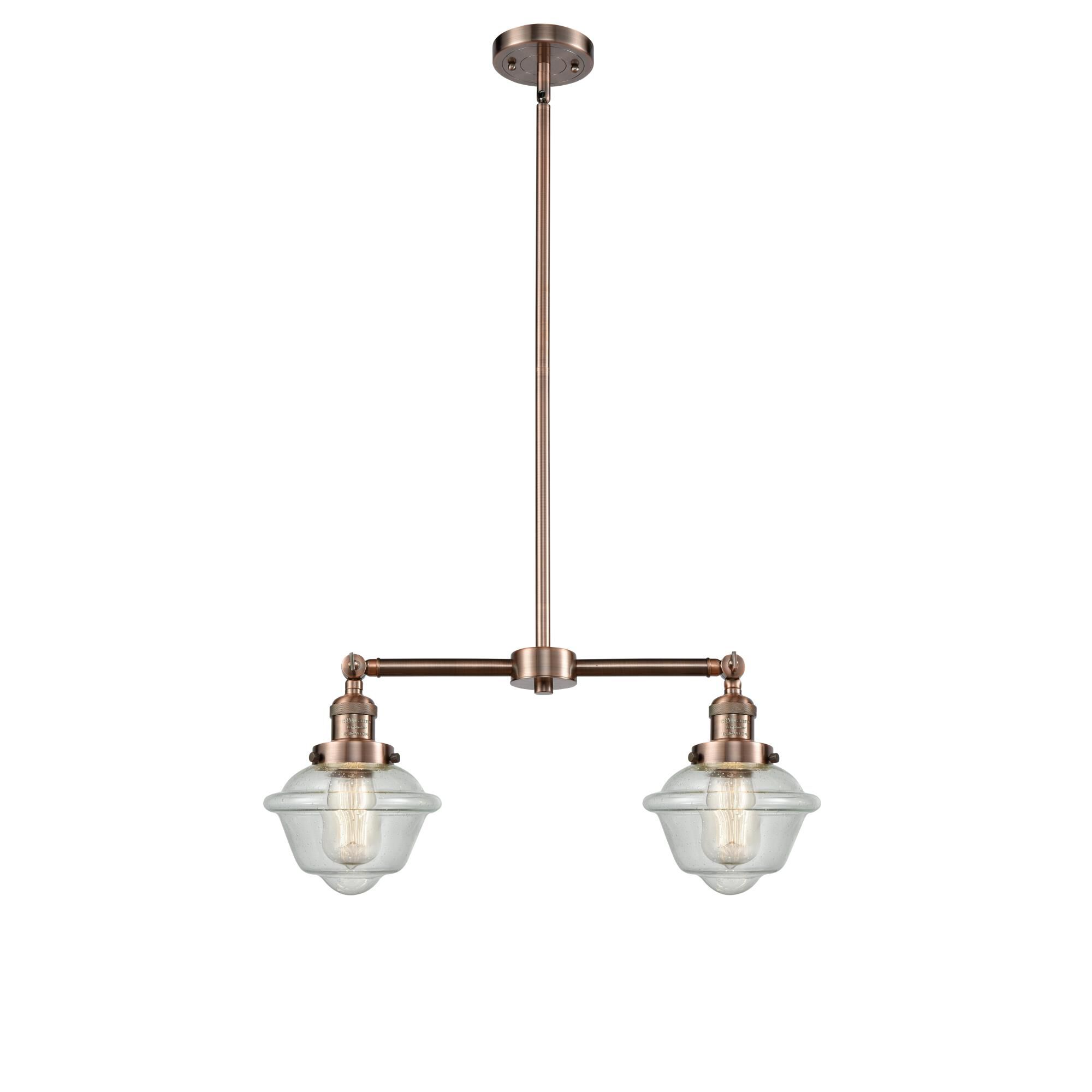 Bruno Marashlian Small Oxford 24 Inch 2 Light Chandelier by Innovations Lighting