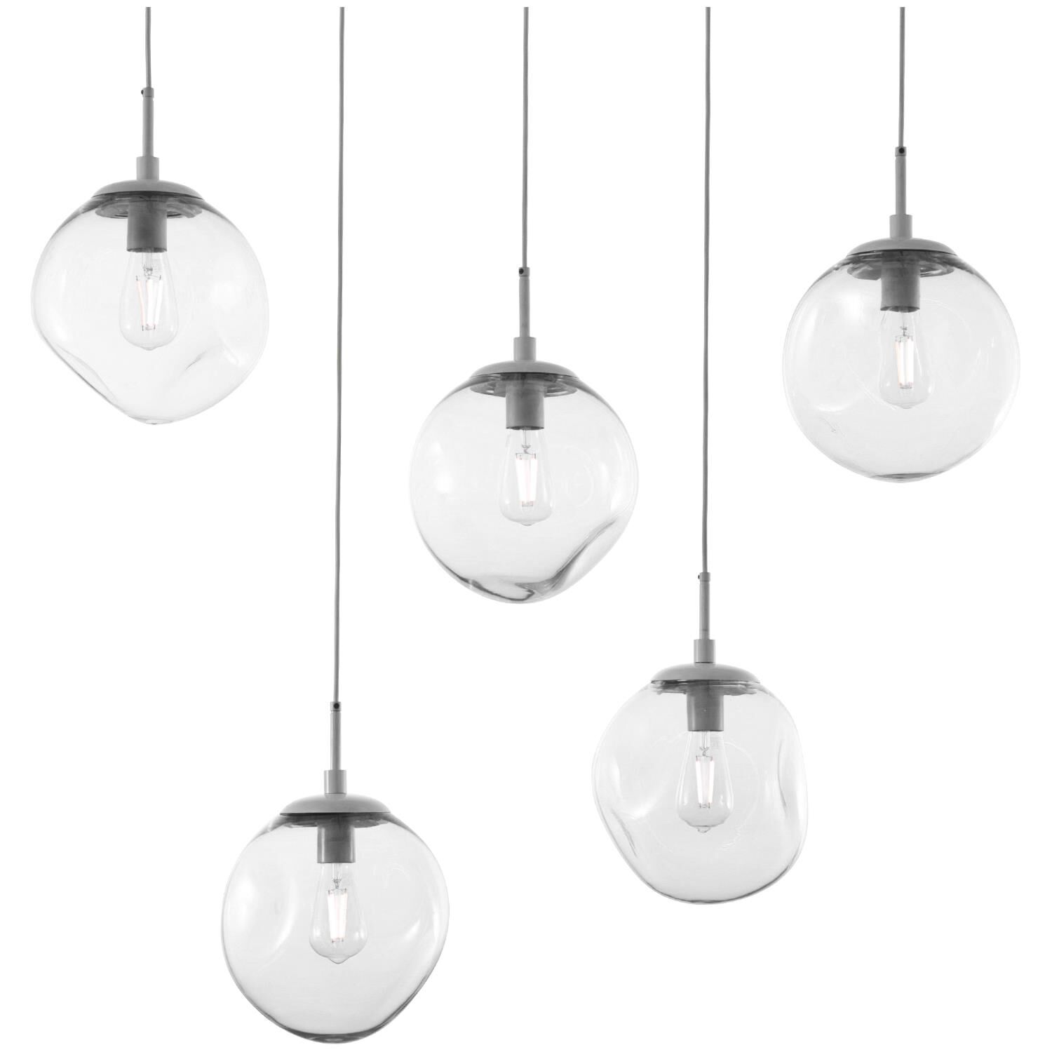 Levi Wilson Nebula 42 Inch 5 Light Linear Suspension Light by Hammerton Studio